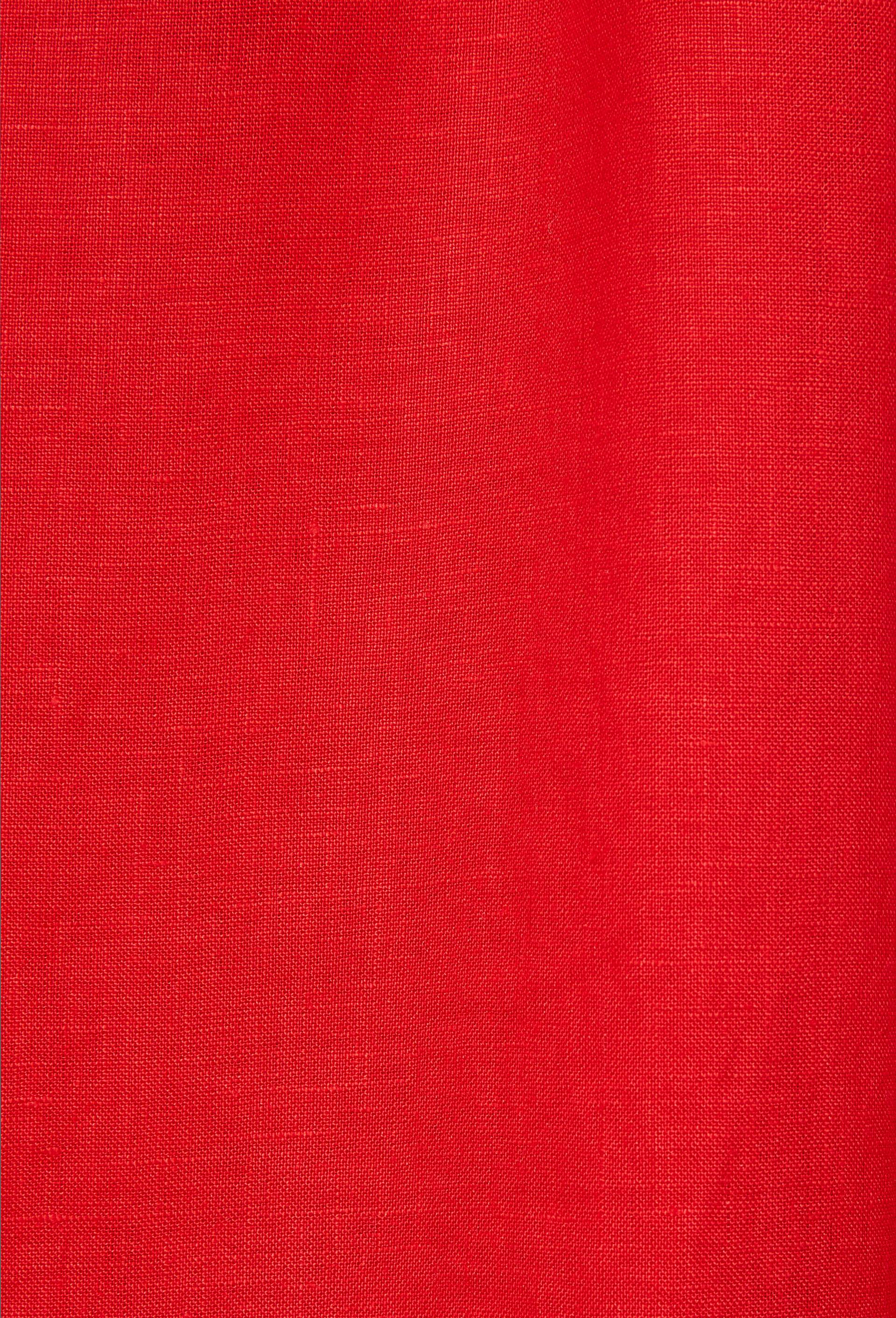 Pantalon en lin avec cordon &agrave; la taille, Rouge, large image number 5.0