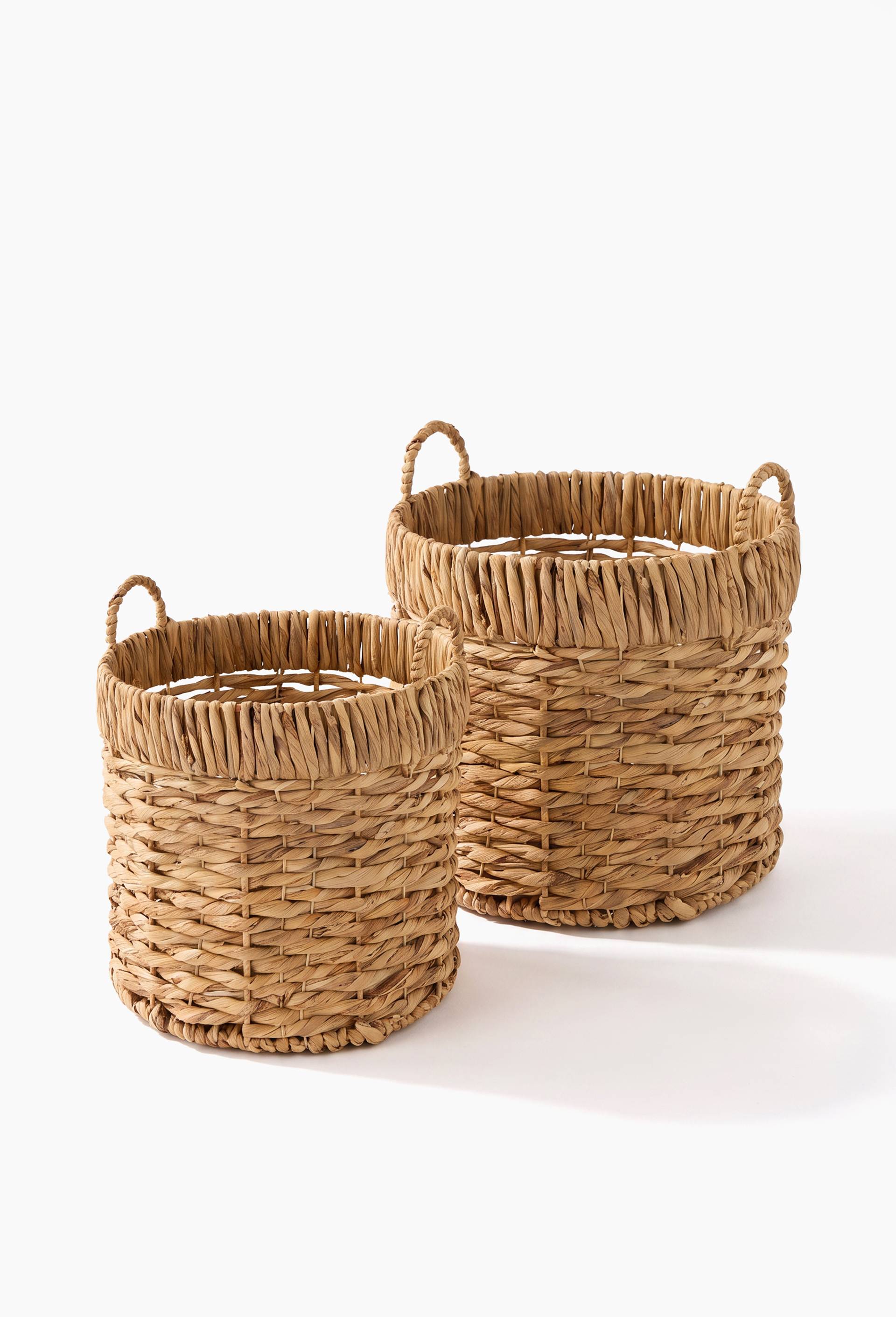 Panier en jacinthe d'eau, Beige clair, large image number 0.0
