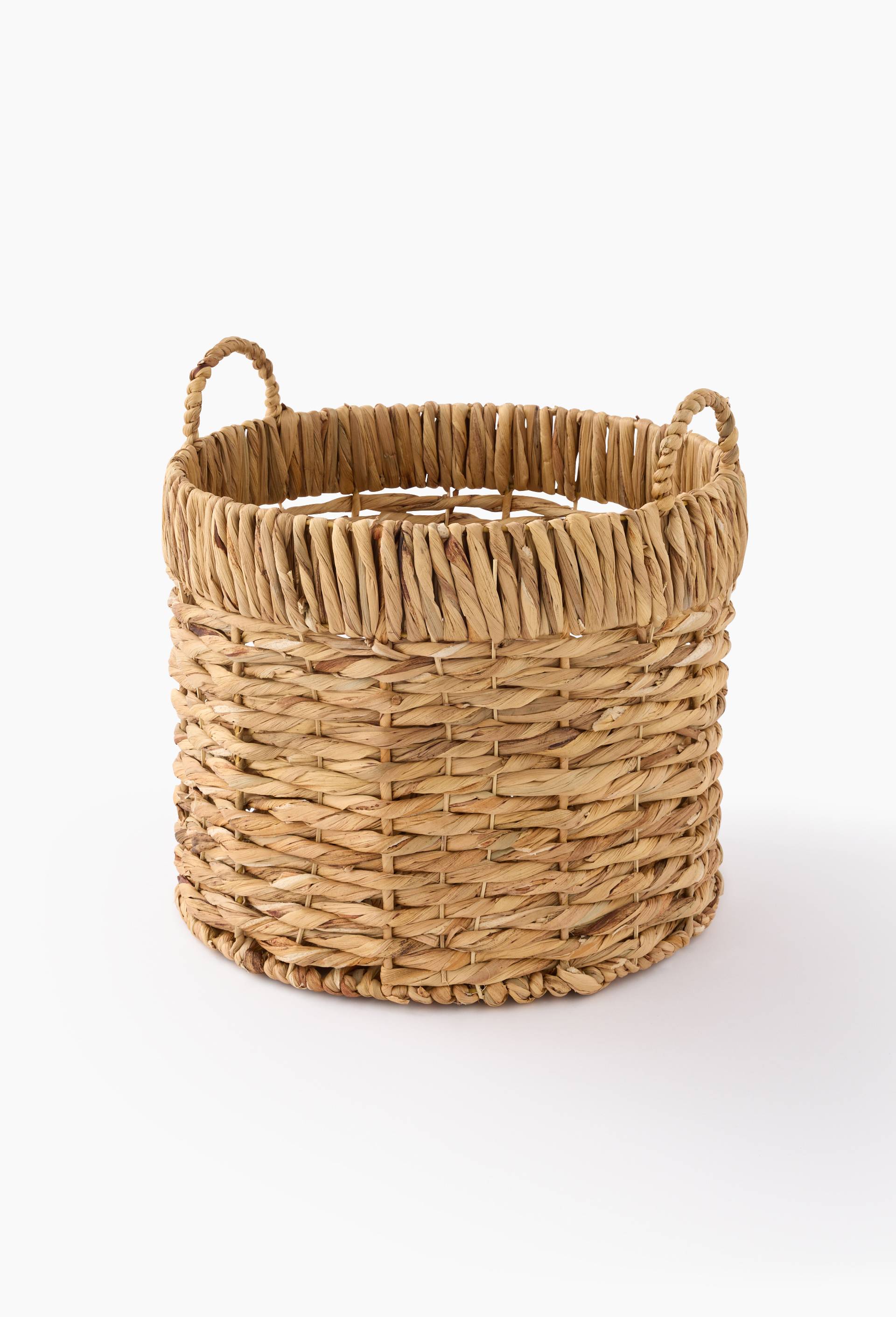 Panier en jacinthe d'eau, Beige clair, large image number 1