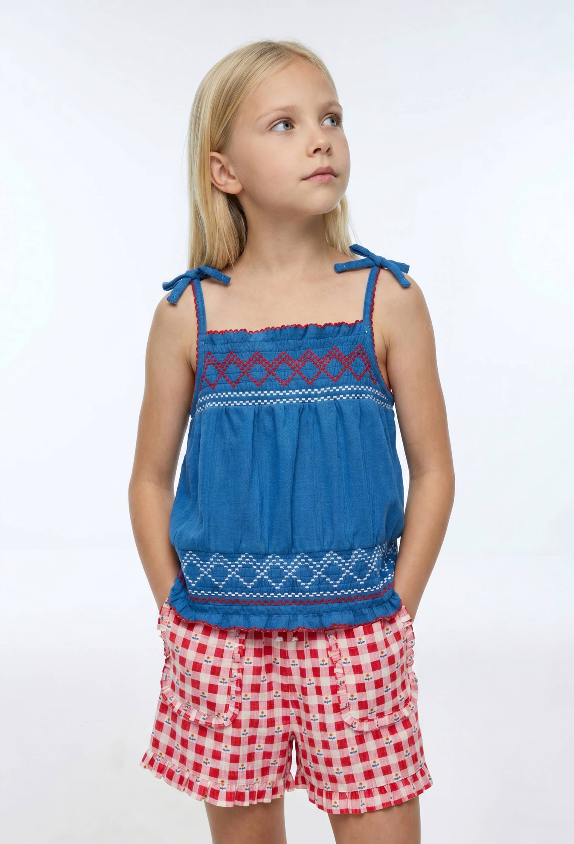 TMSC CHLOE SMOCK, Bleu, large image number 1