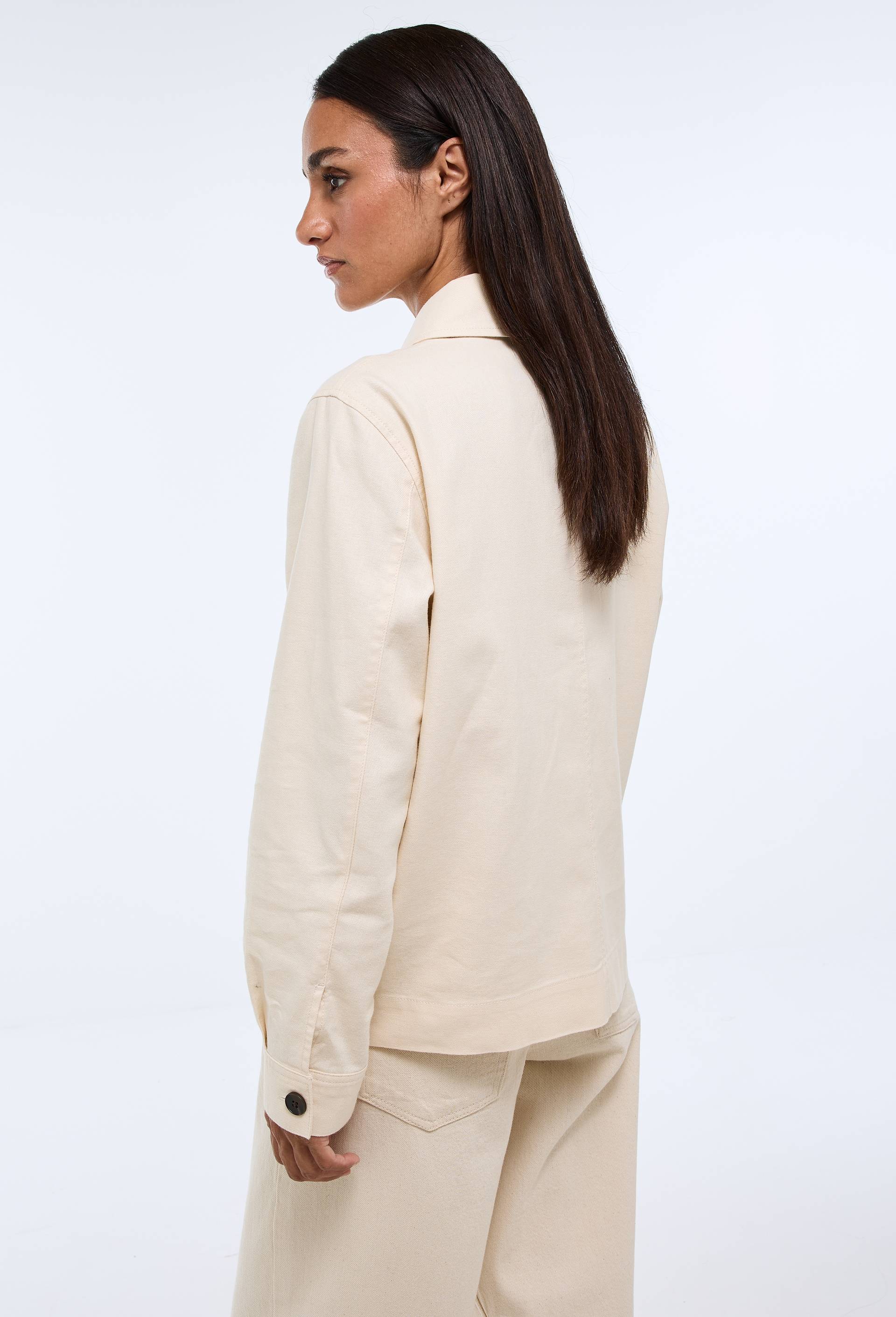 Veste courte contenant du lin, Beige clair, large image number 2