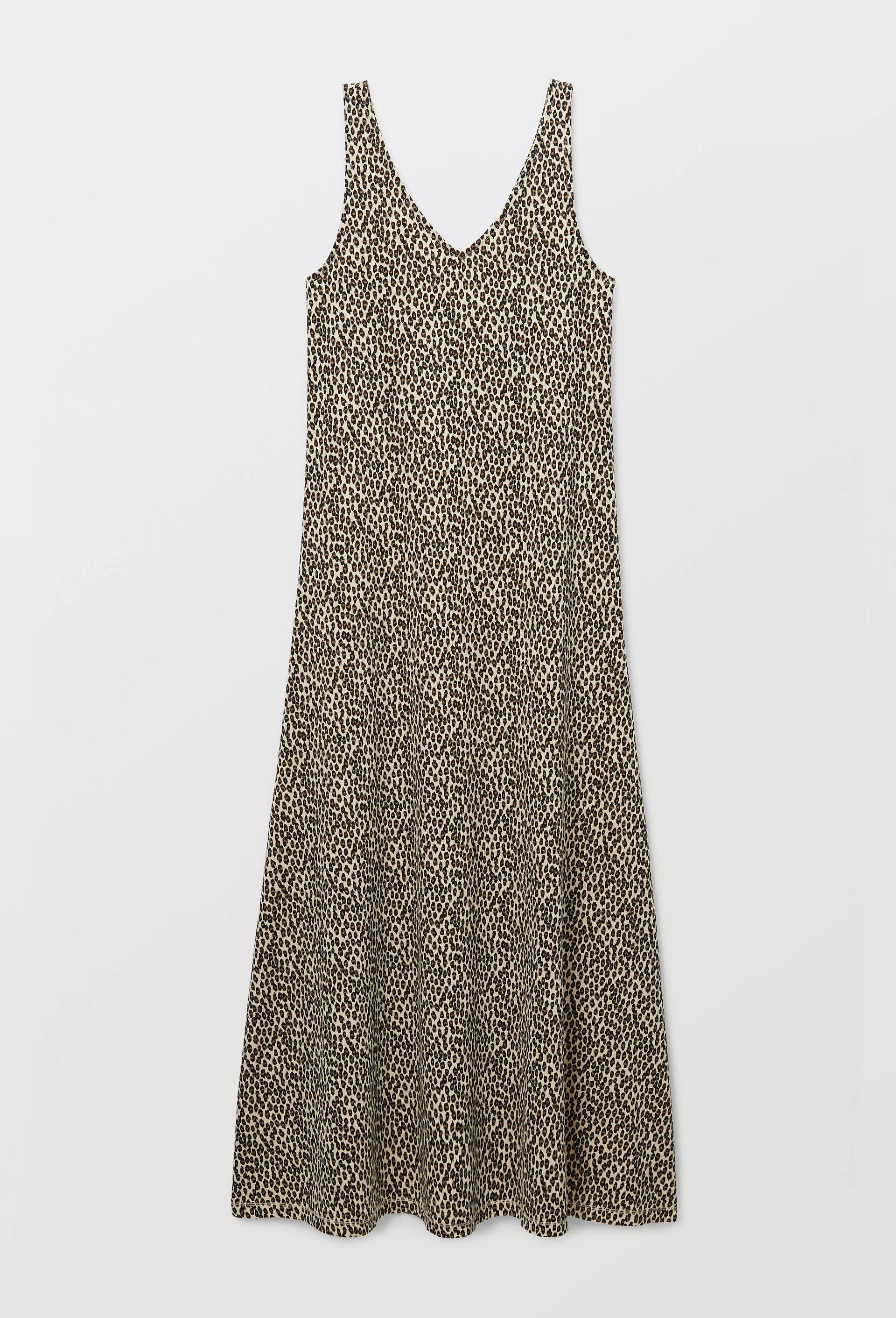 Robe longue imprim&eacute;e en coton BIO, Beige clair, large image number 2.0