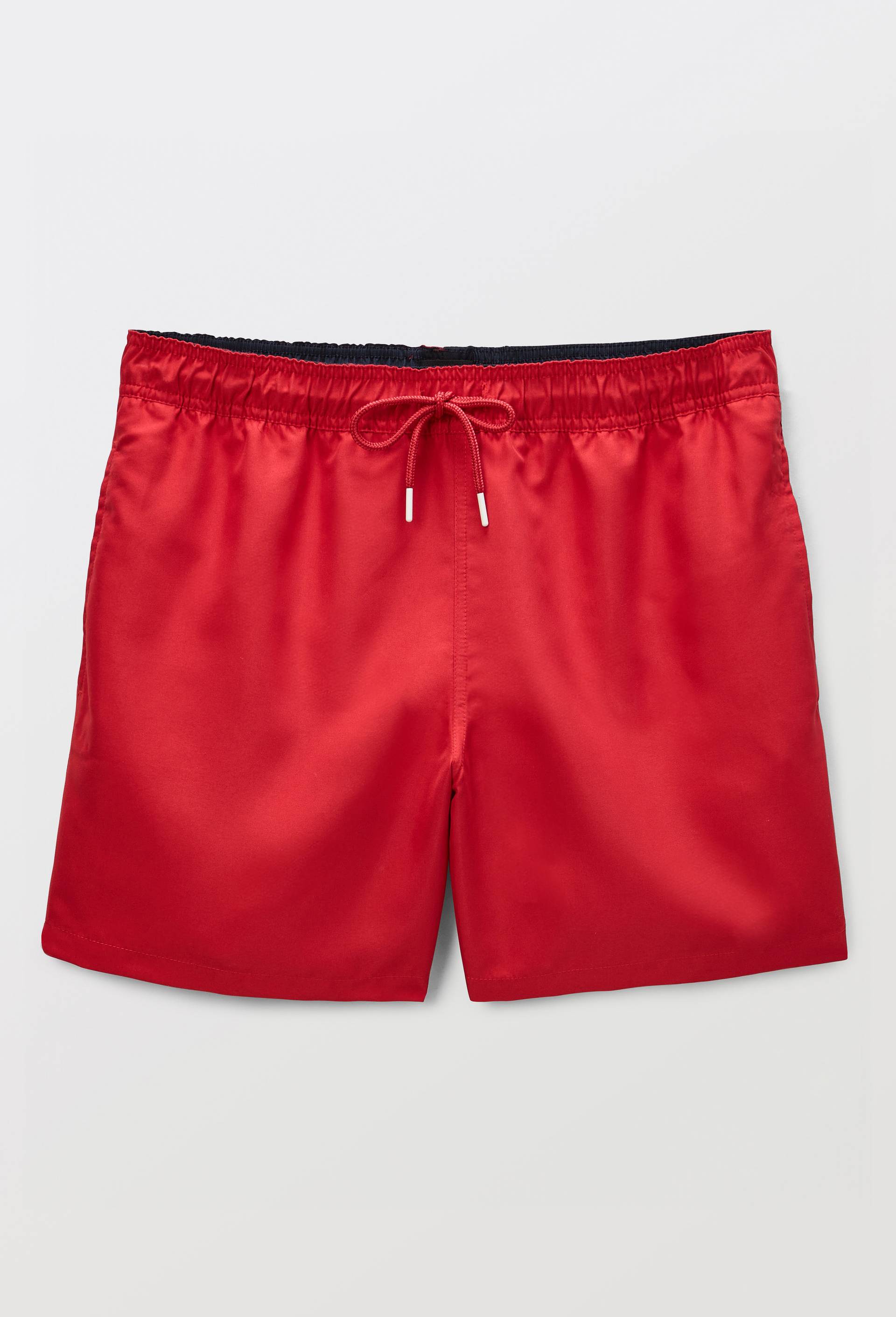 Short de bain uni, Rouge, large image number 3