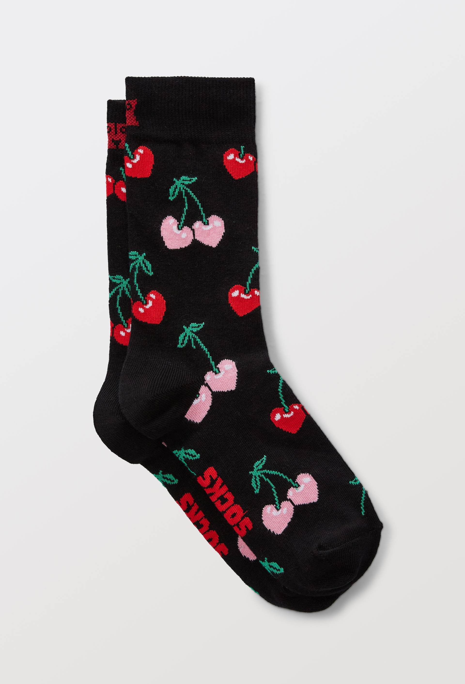 Paire de chaussettes fantaisie en coton HAPPY SOCKS, Noir, large image number 0