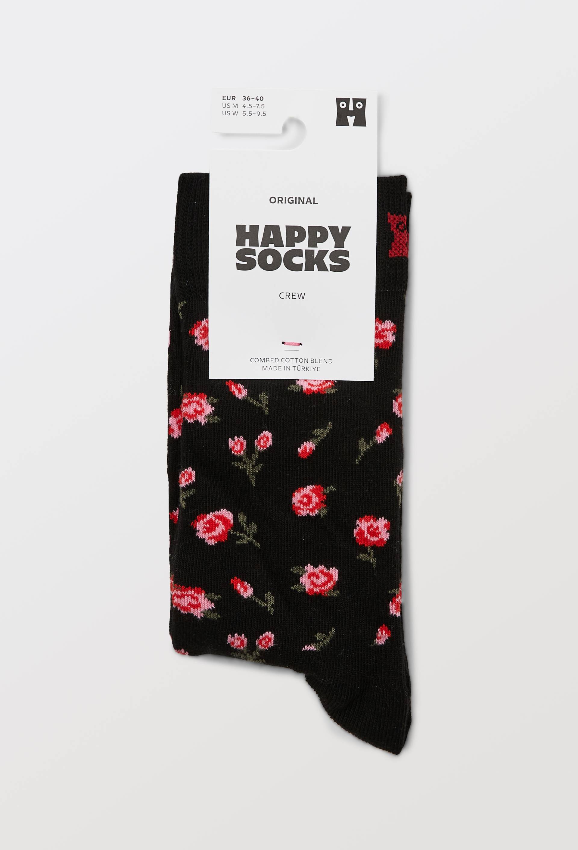 Paire de chaussettes fantaisie en coton HAPPY SOCKS, Noir, large image number 2.0