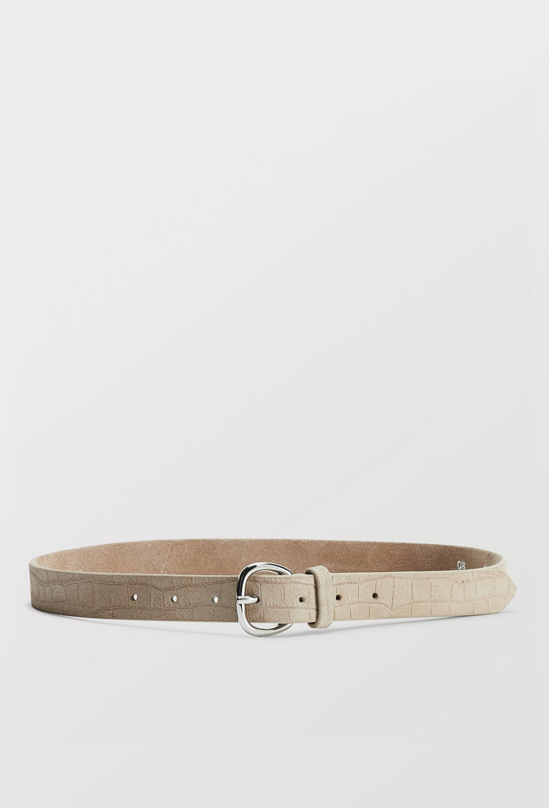 Ceinture en cuir, Beige, large image number 0.0