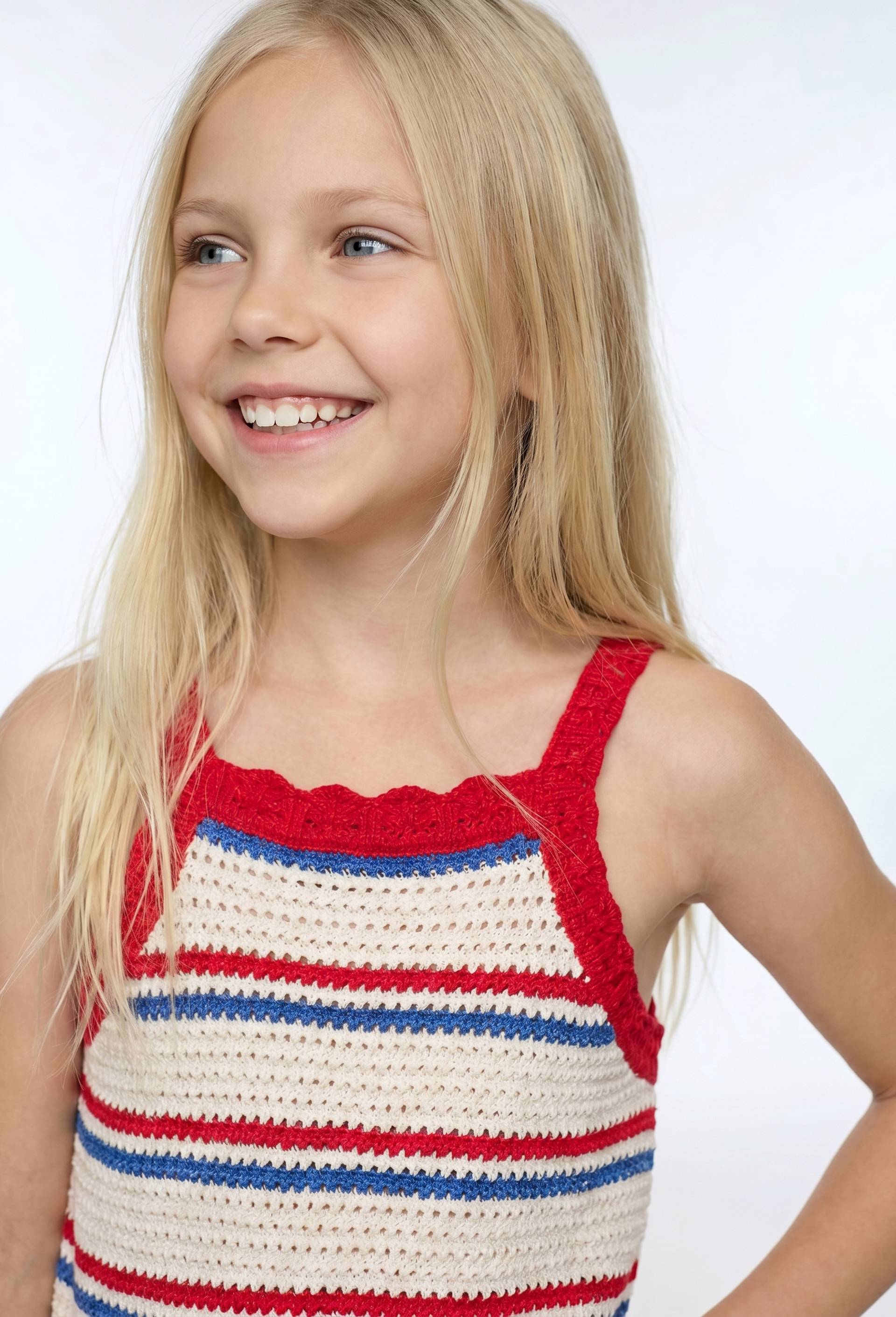 Top en crochet, Beige clair, large image number 2.0