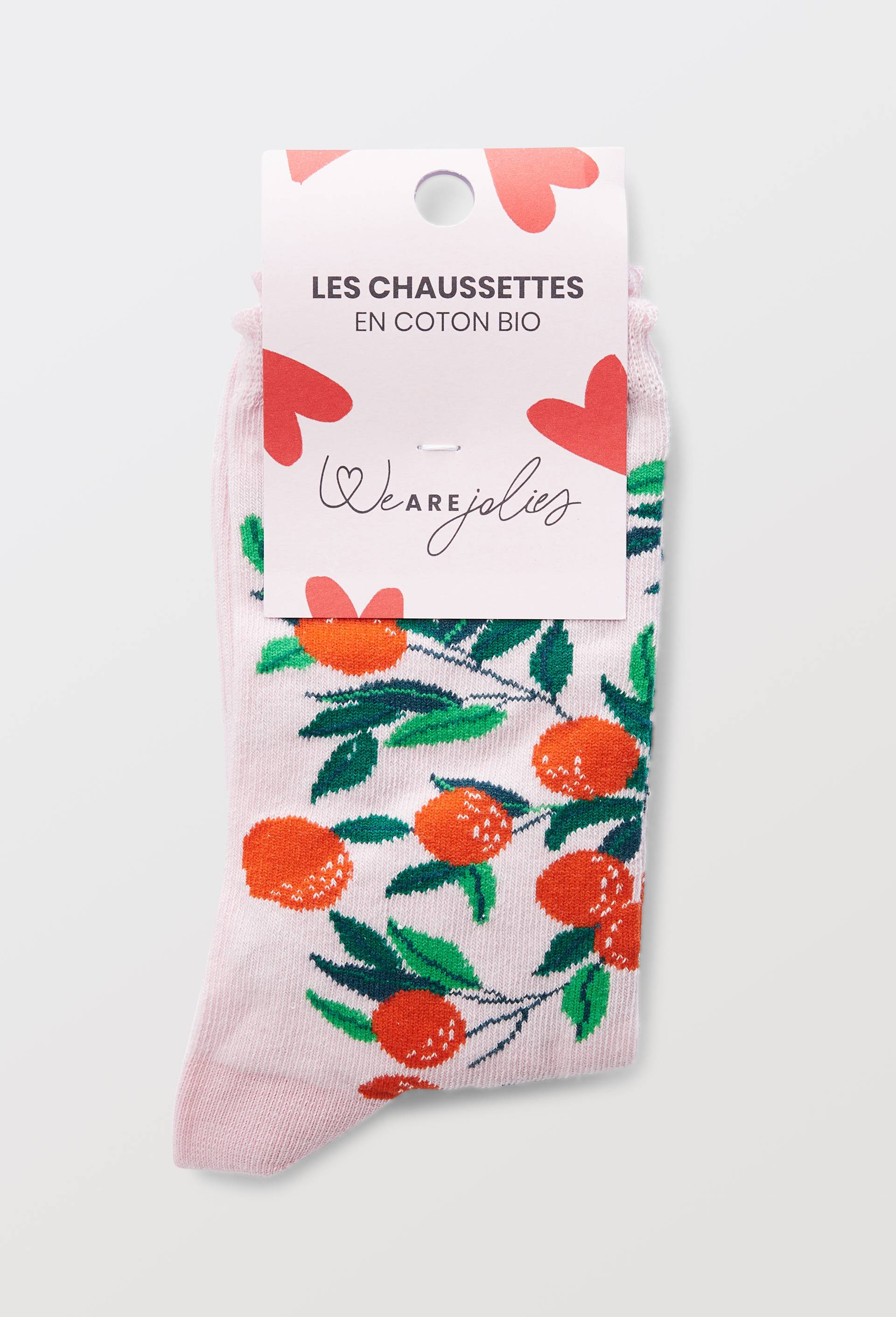 Paire de chaussettes fantaisie en coton HAPPY SOCKS, Rose, large image number 2.0