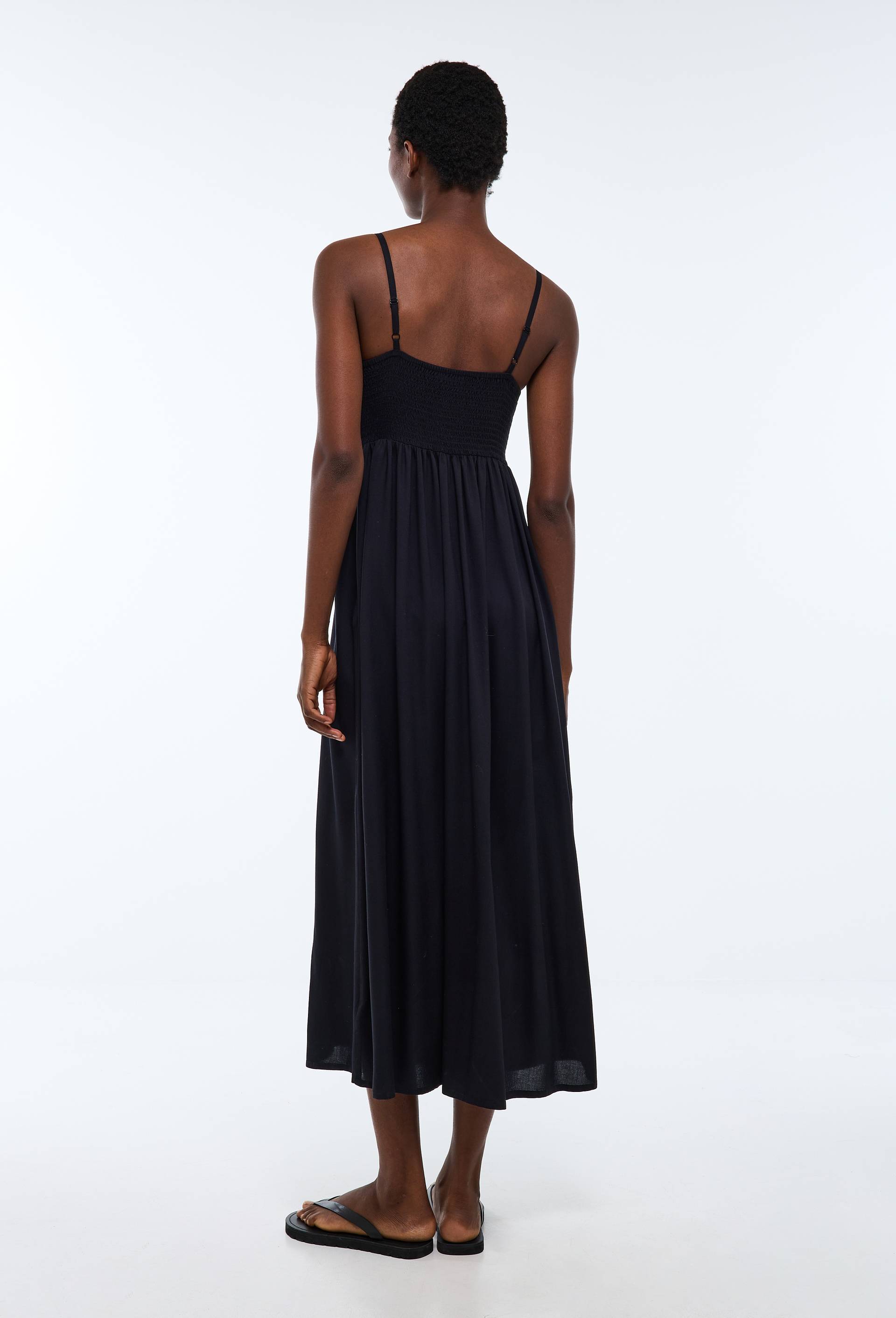 Robe de plage, Noir, large image number 1