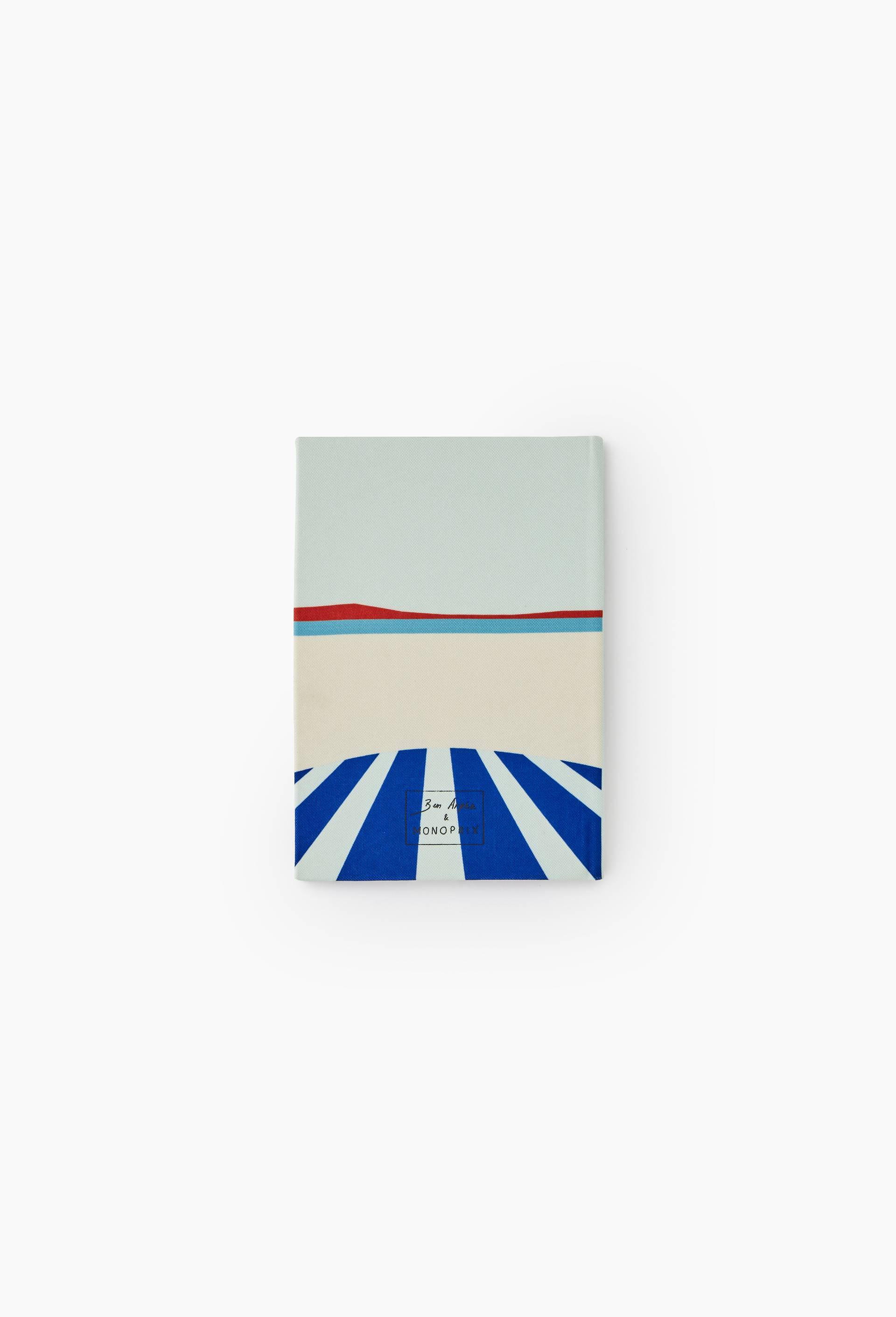 Carnet A5, en papier - BEN ARPEA x MONOPRIX, Bleu, large image number 2.0