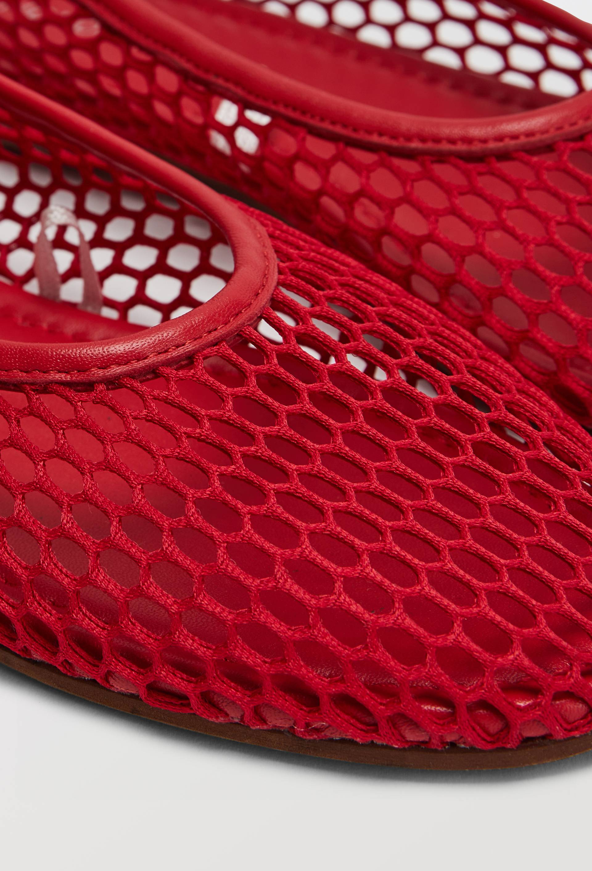 Ballerines en mesh, Rouge, large image number 2.0