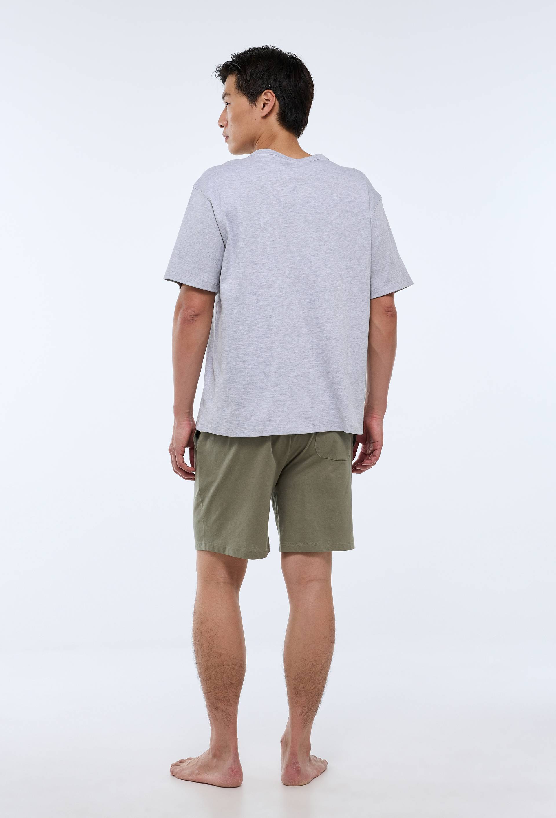 Bermuda en jersey de coton BIO GOTS, Vert, large image number 1.0