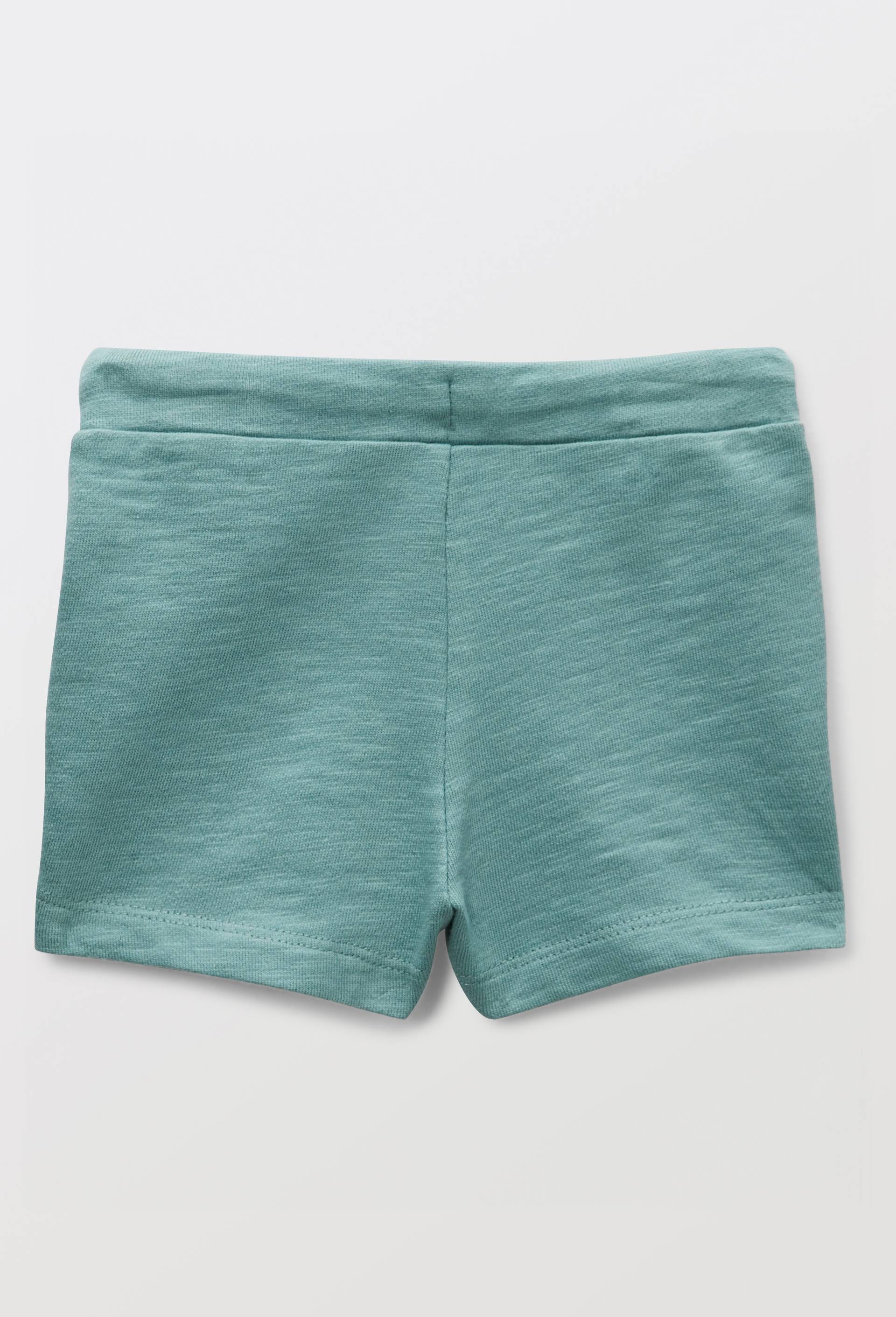 Short uni en coton BIO GOTS, Vert, large image number 1