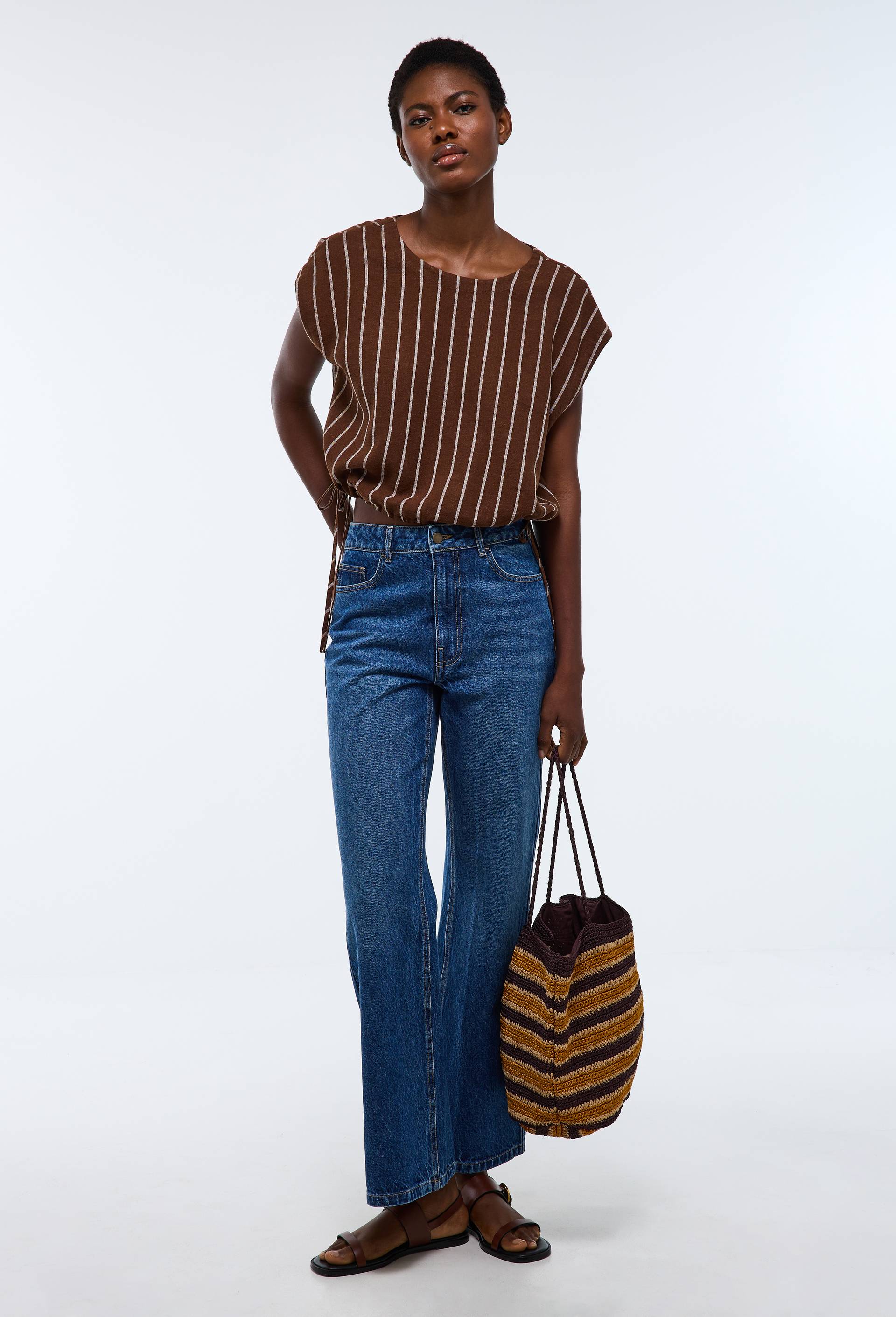 Jean large, Bleu fonc&eacute;, large image number 2.0
