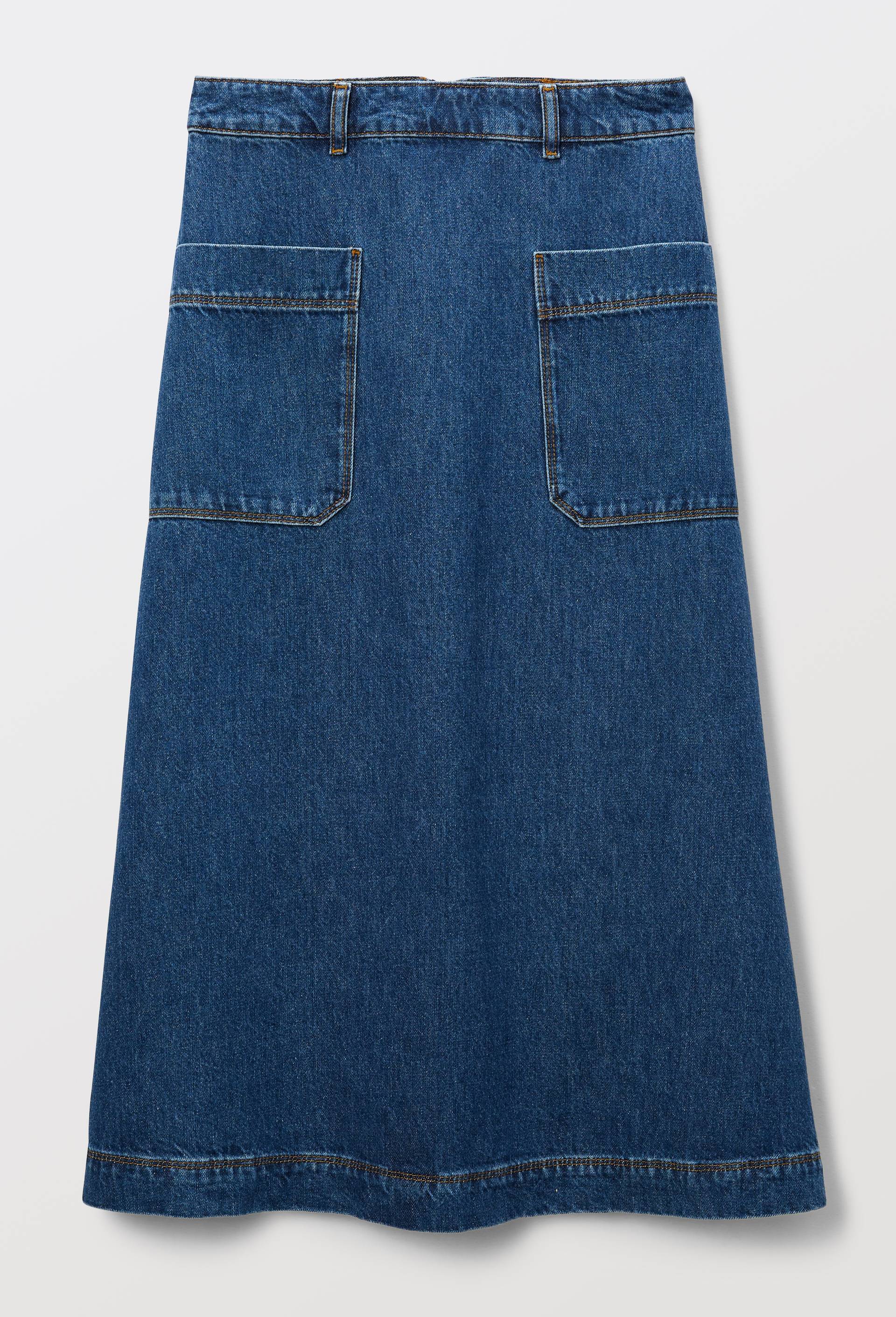 Jupe midi en denim, Bleu fonc&eacute;, large image number 2