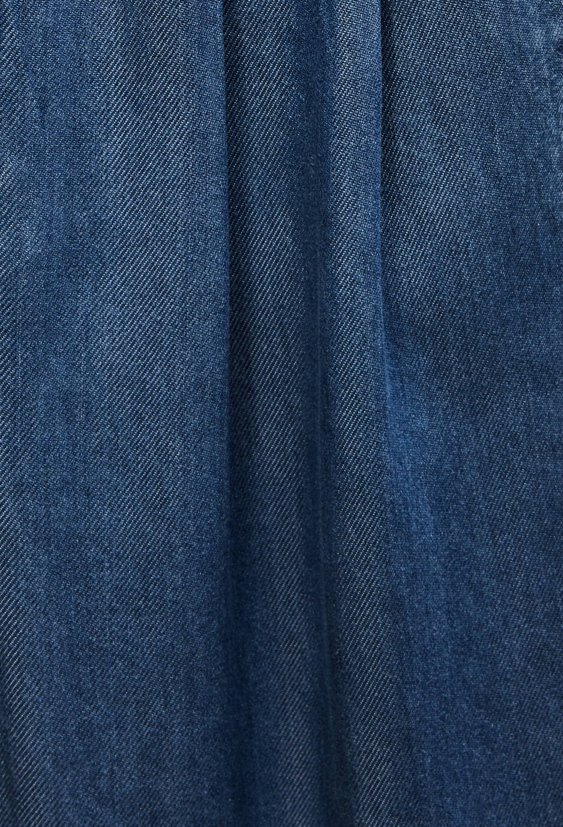 Bermuda en lyocell, Bleu fonc&eacute;, large image number 6.0