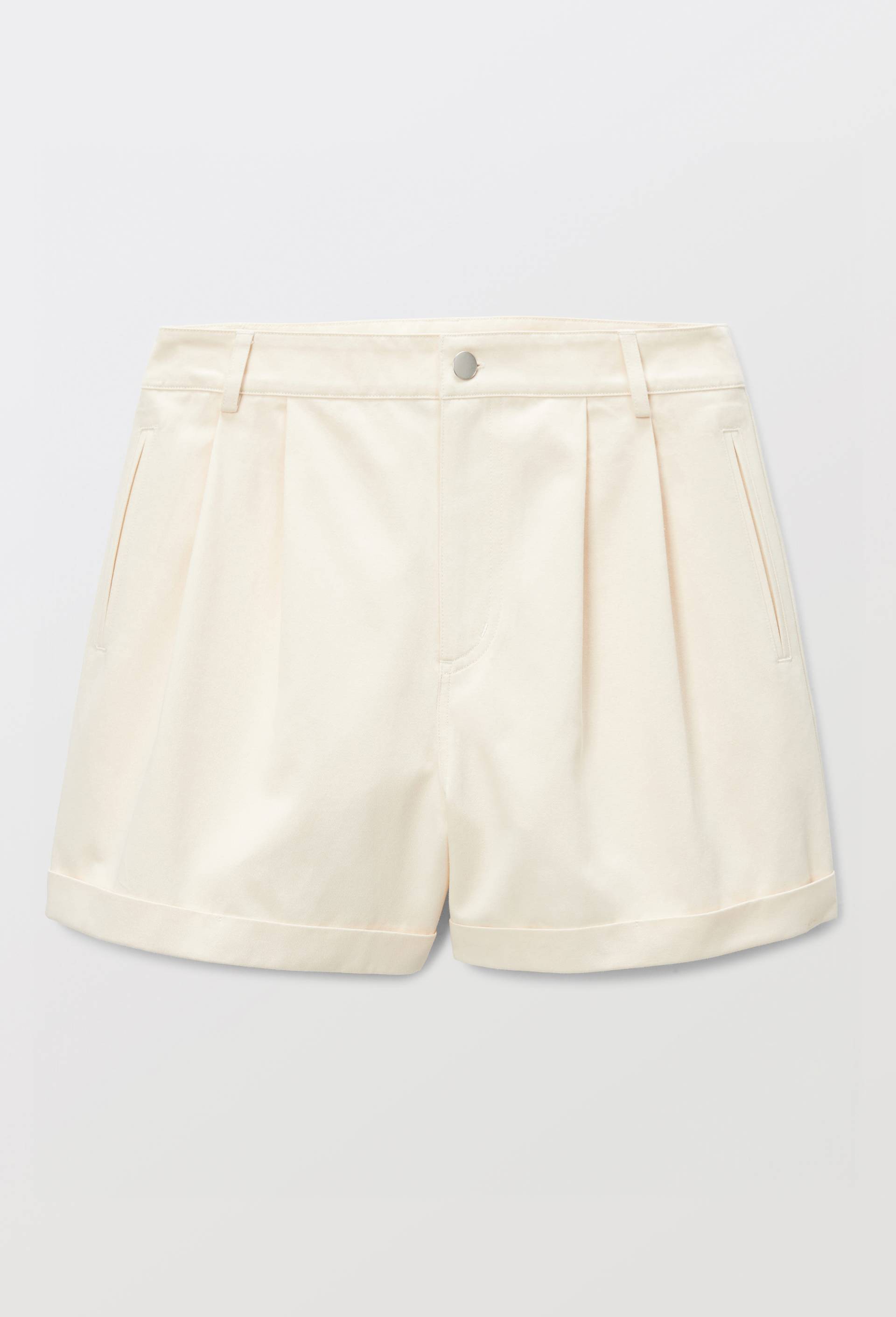 Short en coton, Beige clair, large image number 2