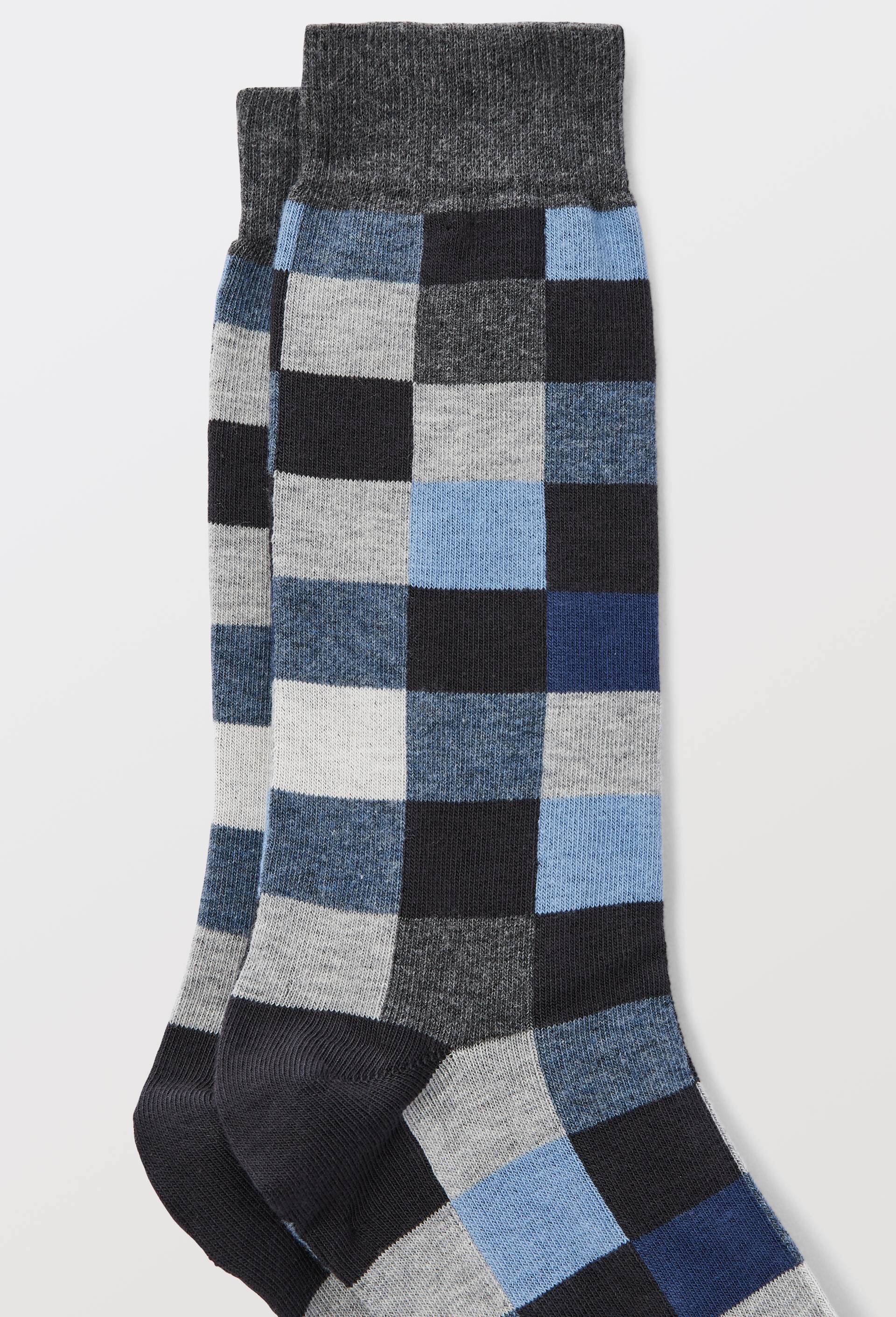 Chaussette multi couleur en coton, Bleu clair, large image number 1.0