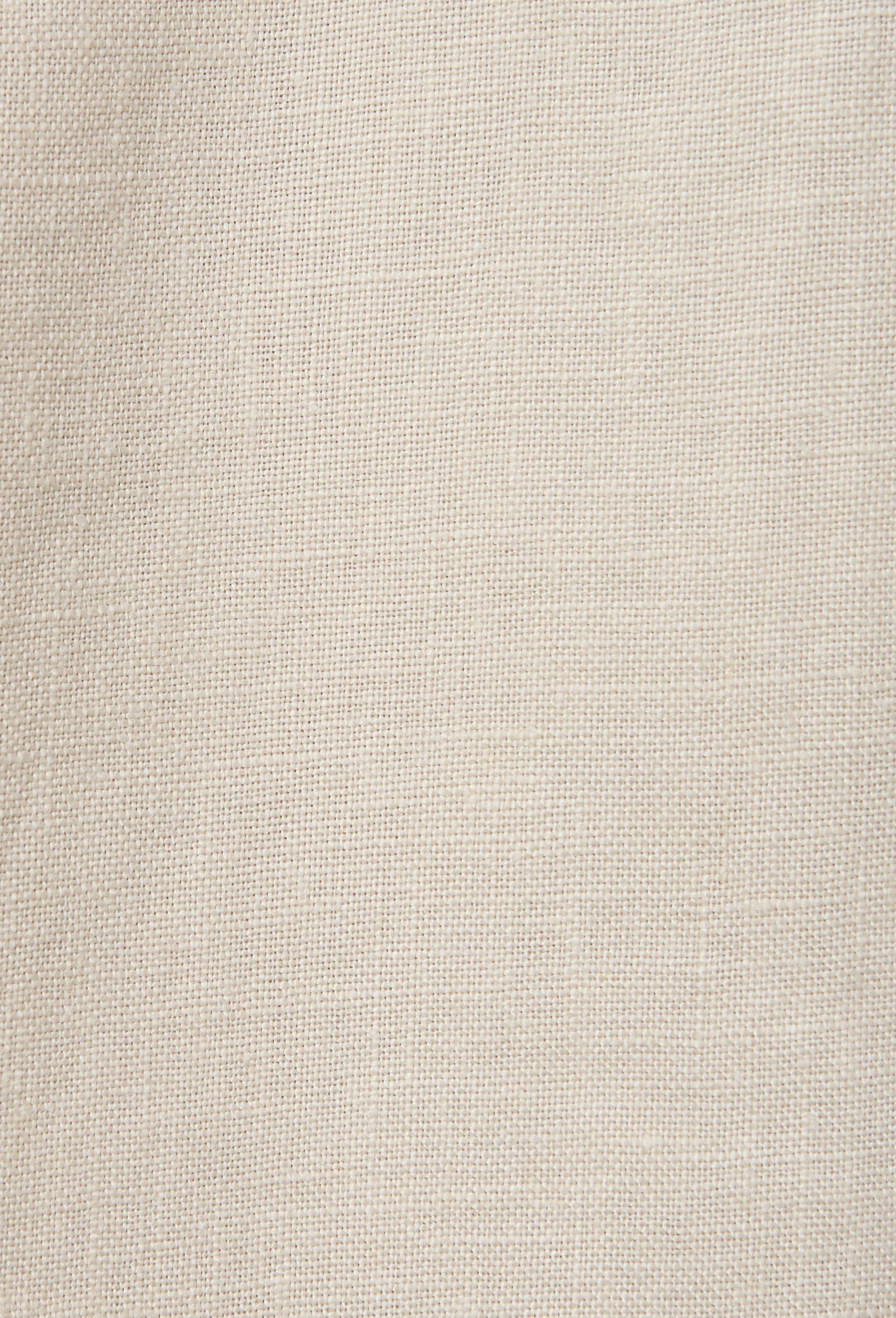 Pantalon droit uni en 100% lin, Beige, large image number 4