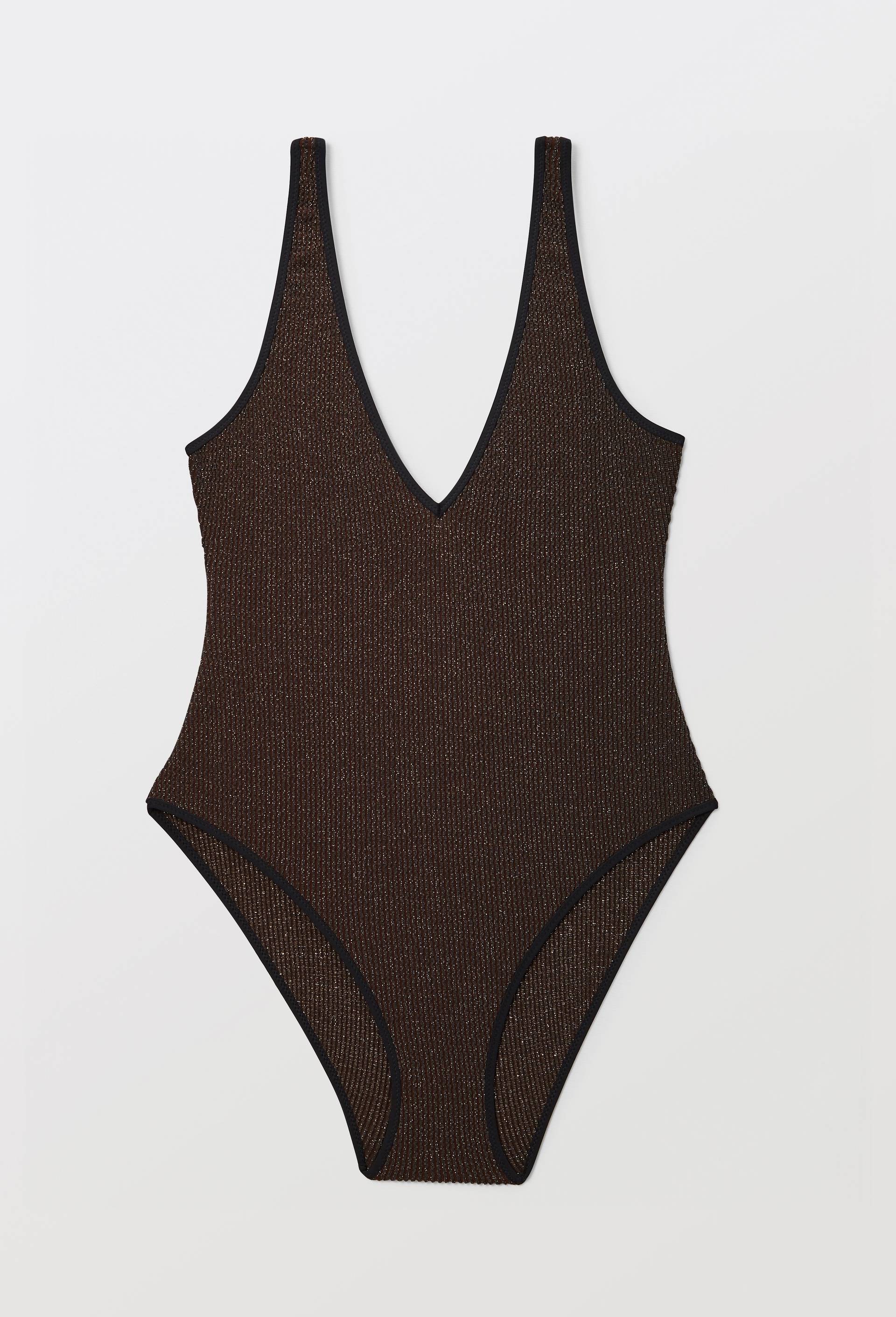 Maillot de bain 1 pi&egrave;ce RHYM, Brun fonc&eacute;, large image number 4