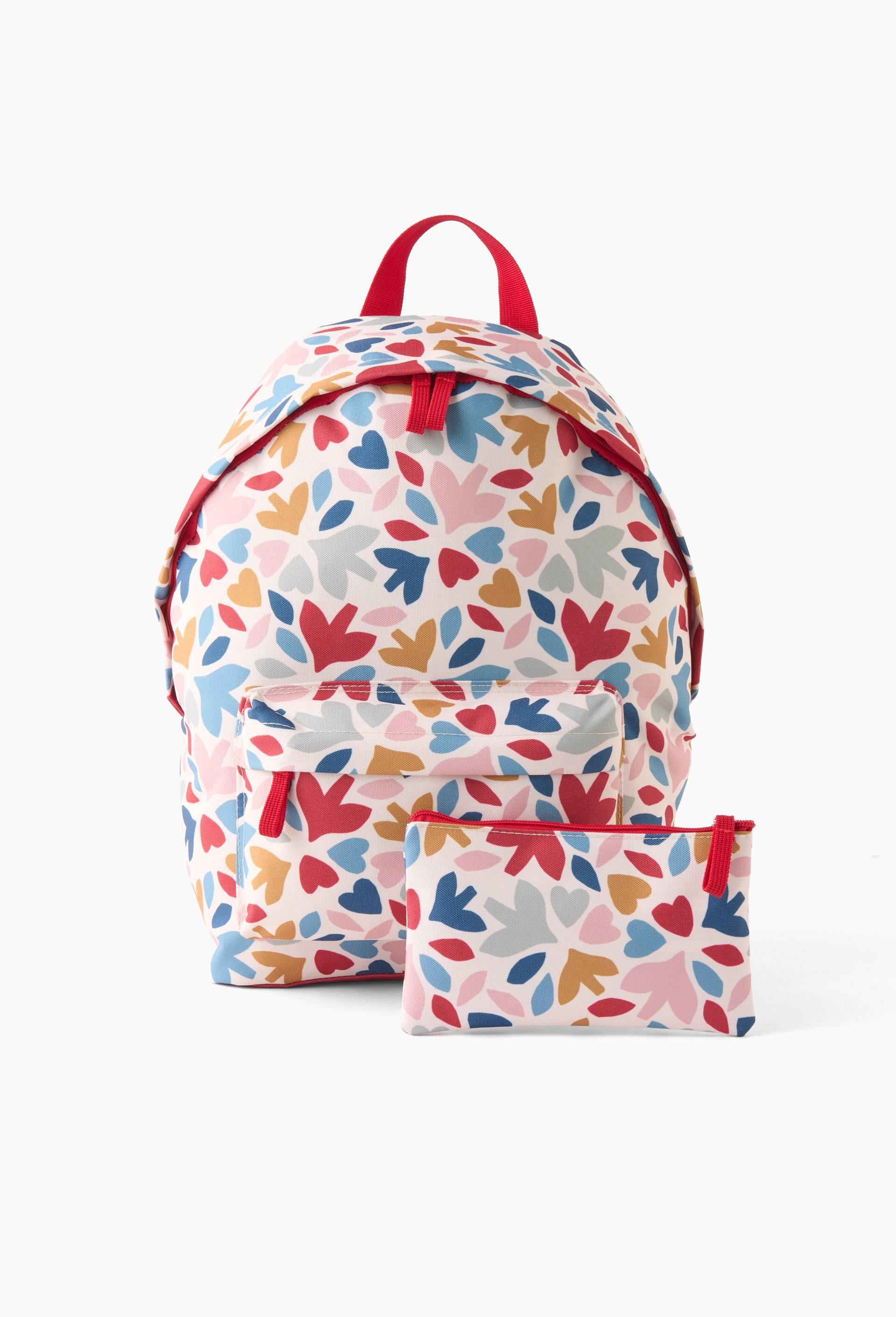 Sac &agrave; dos et trousse, 17L, Multicolore, large image number 0.0