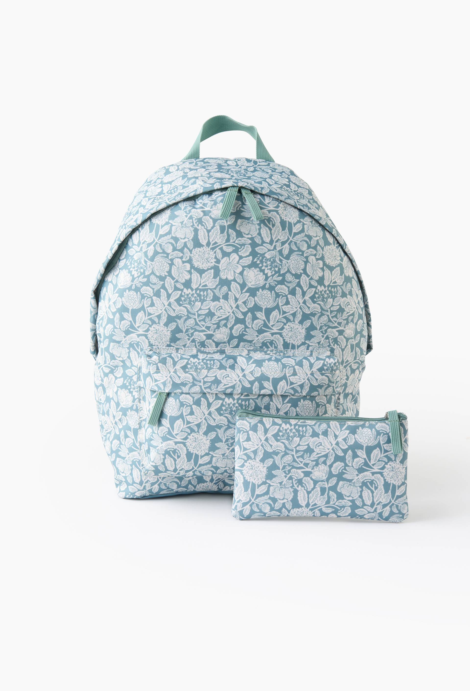 Sac &agrave; dos et trousse, 17L, Vert, large image number 0