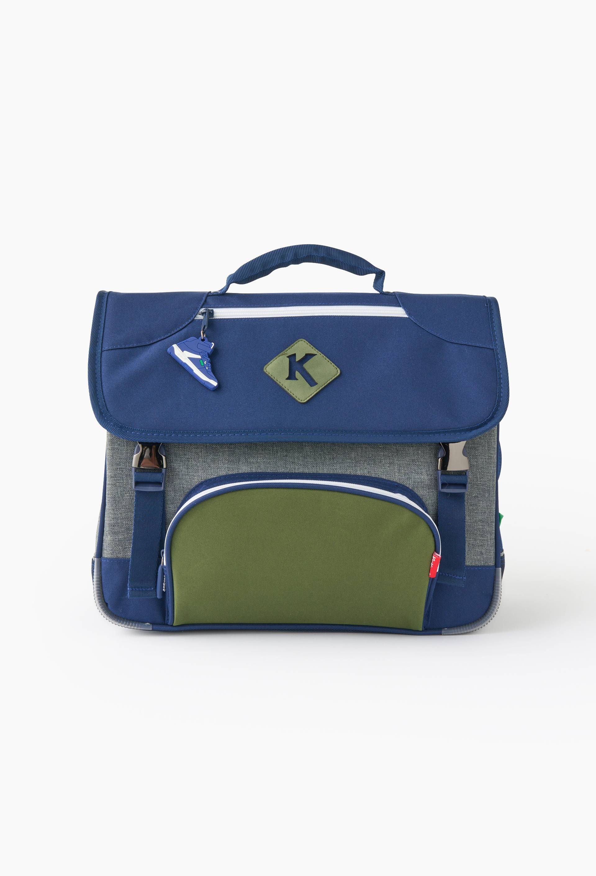 Cartable,38cm, Vert fonc&eacute;, large image number 1.0