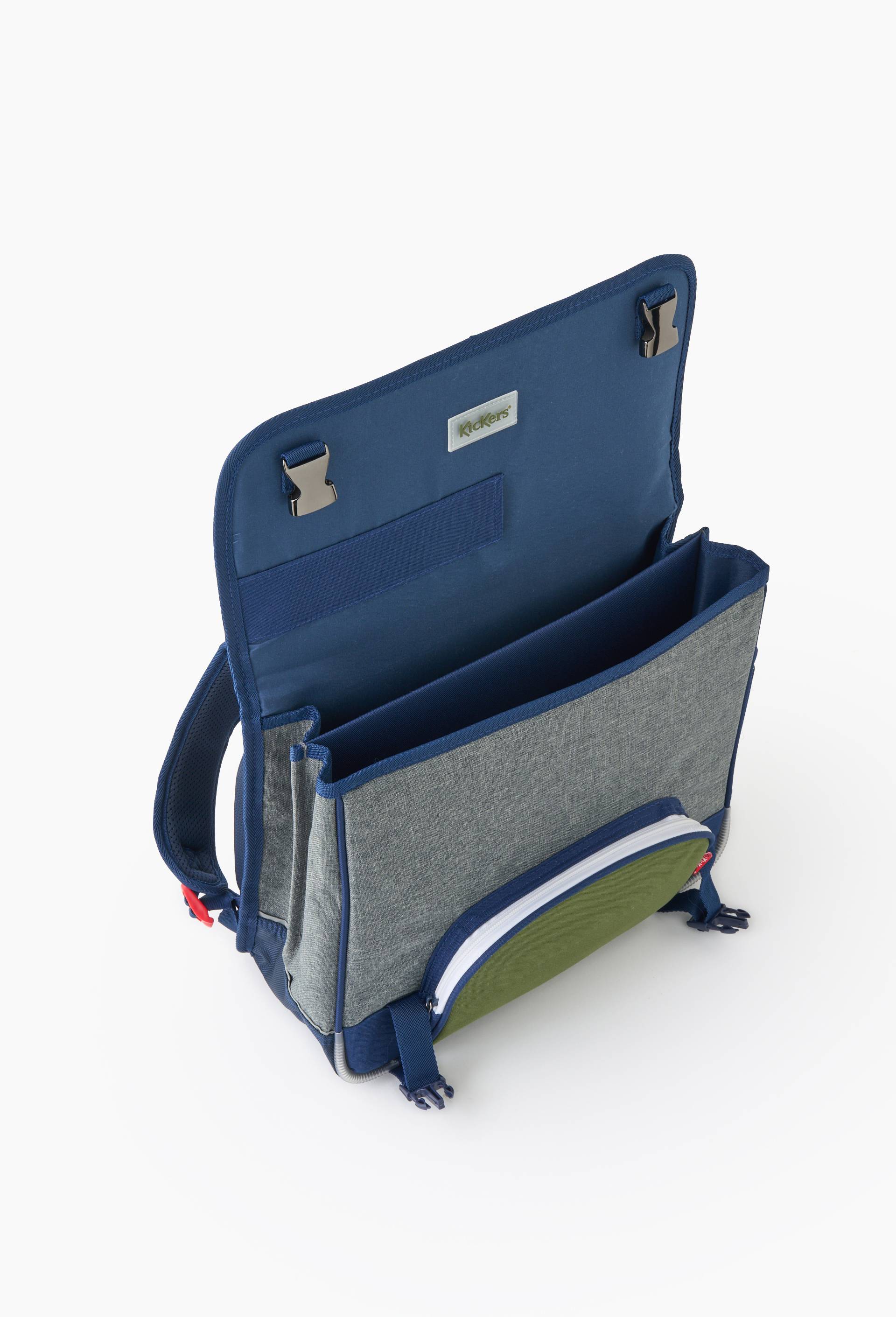 Cartable,38cm, Vert fonc&eacute;, large image number 2.0