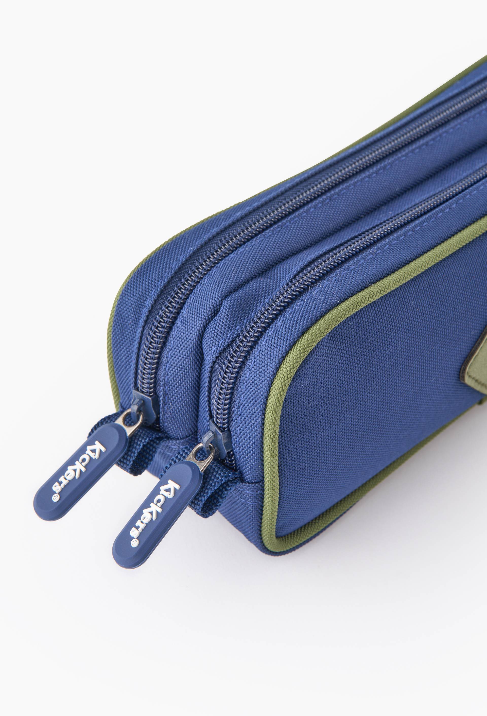 Trousse ronde Satchel, Bleu fonc&eacute;, large image number 1