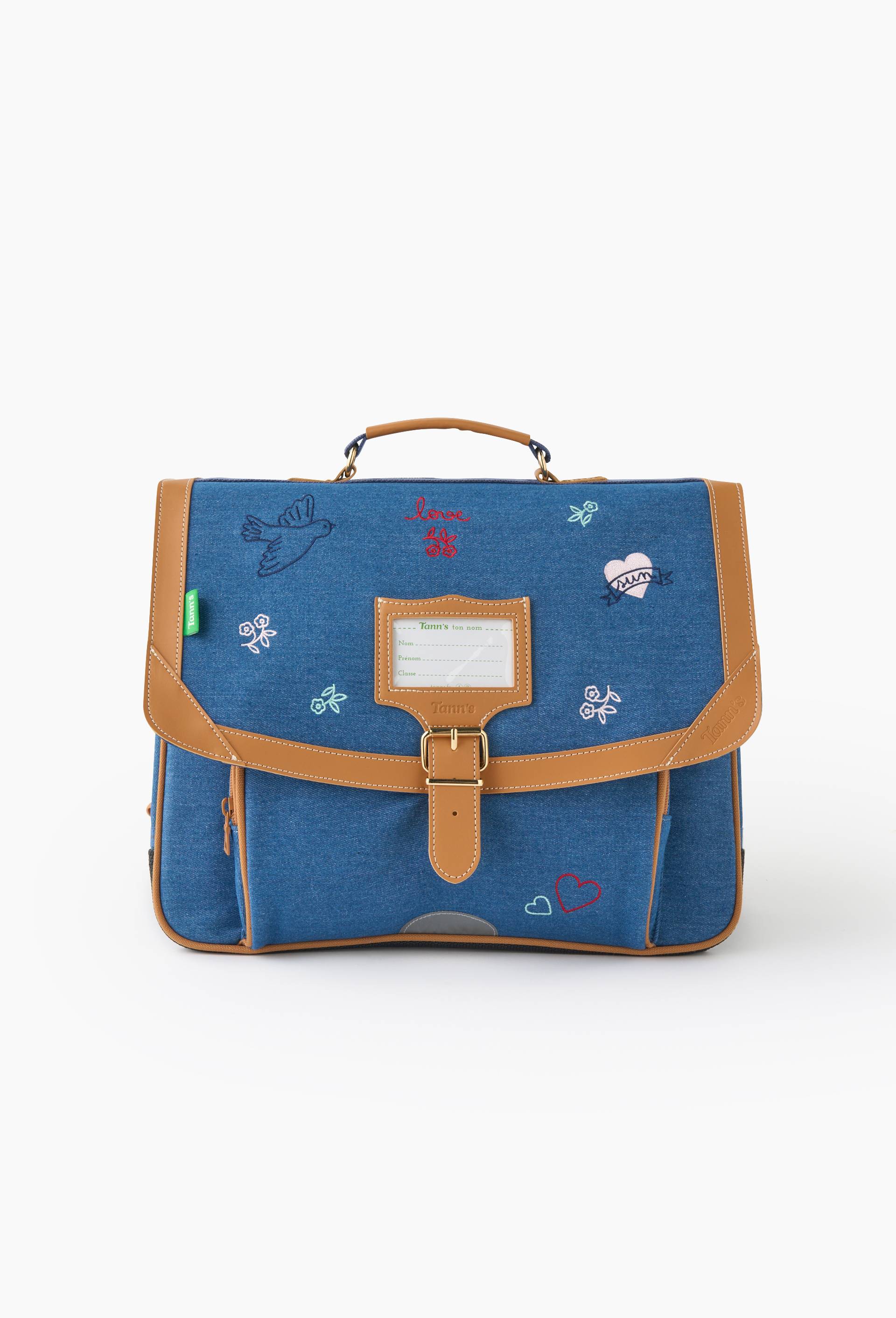 Cartable, 38cm, Bleu, large image number 1