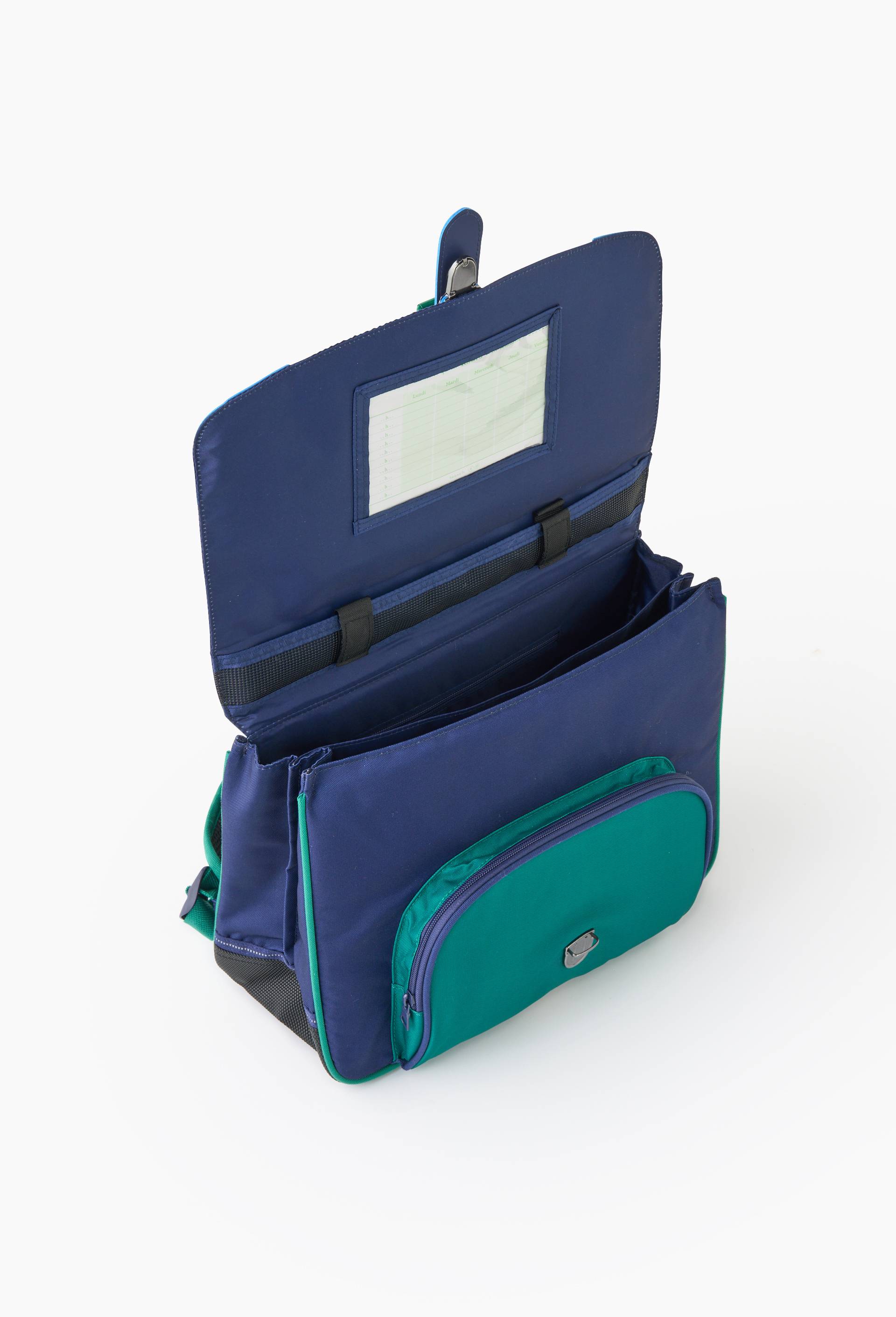Cartable, 38cm, Bleu fonc&eacute;, large image number 2.0