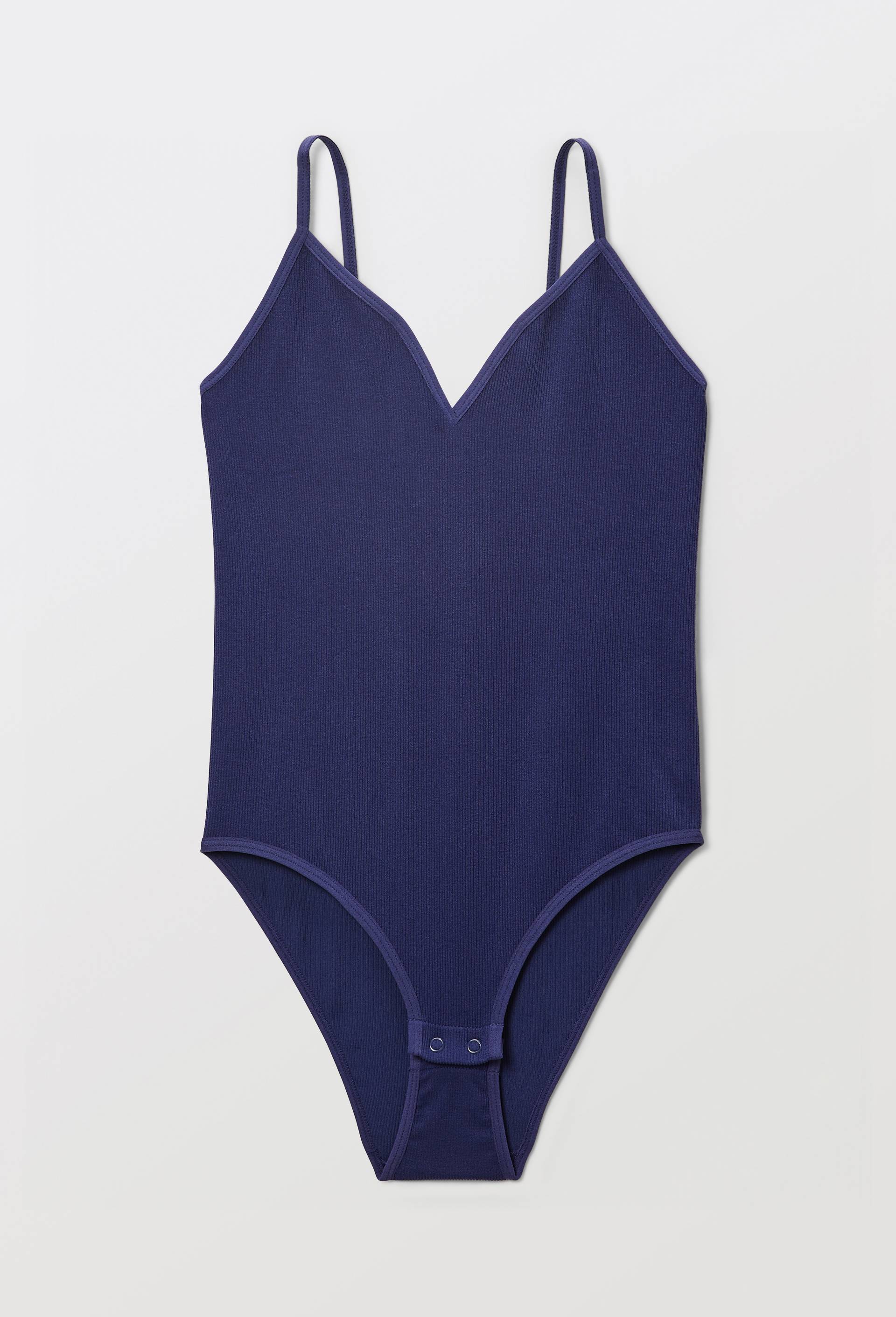 Body fines bretelles GABRIELLE sans coutures, Bleu fonc&eacute;, large image number 2.0