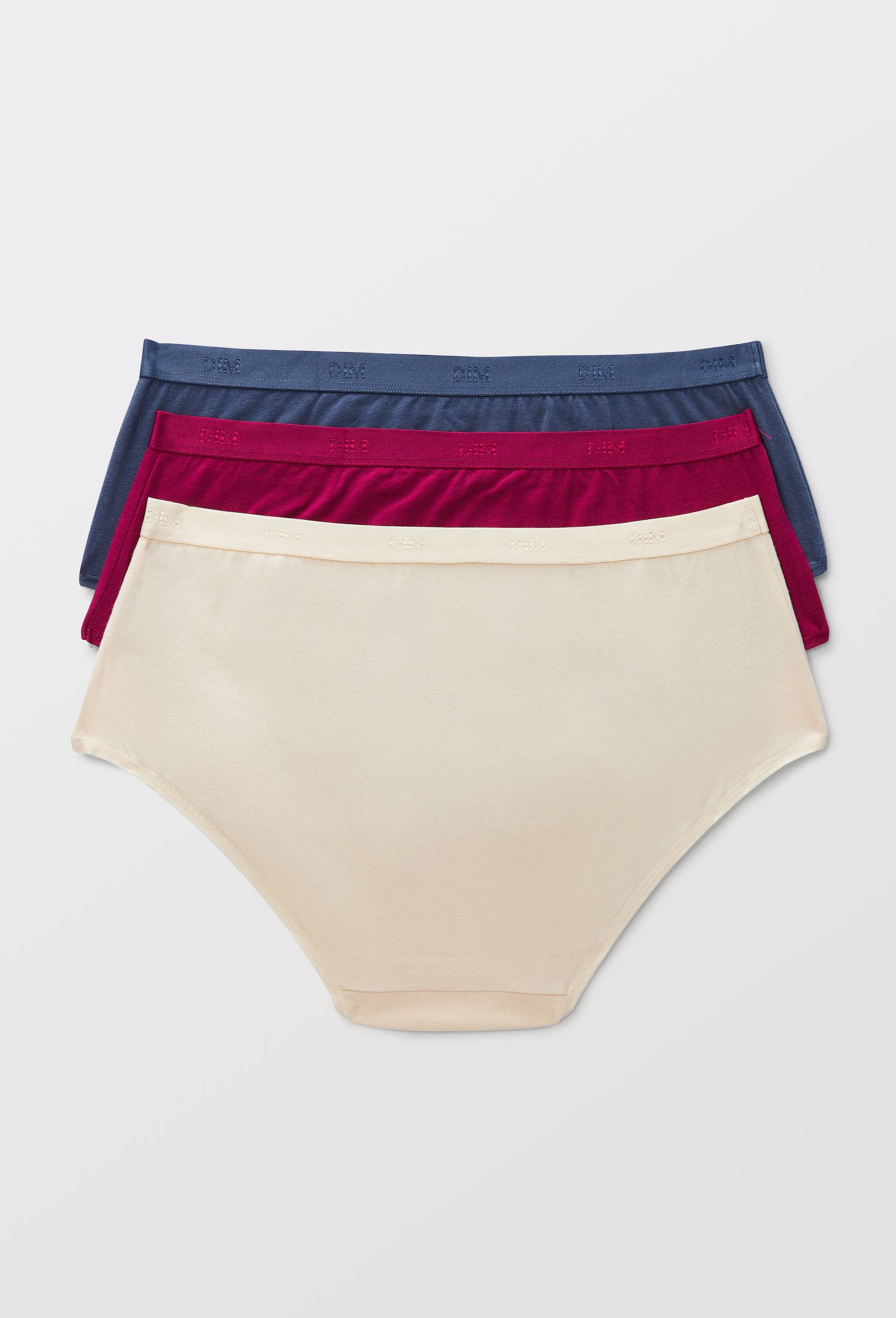 Lot de 3 boxers en coton ECO DIM, Bleu fonc&eacute;, large image number 1