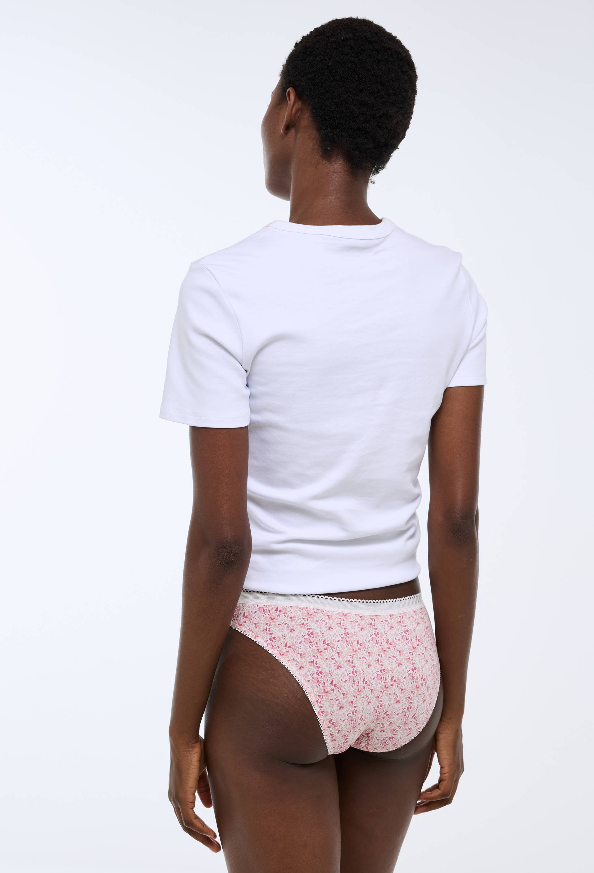 Lot de 3 culottes LEXIE en coton BIO GOTS, Rose clair, large image number 4.0