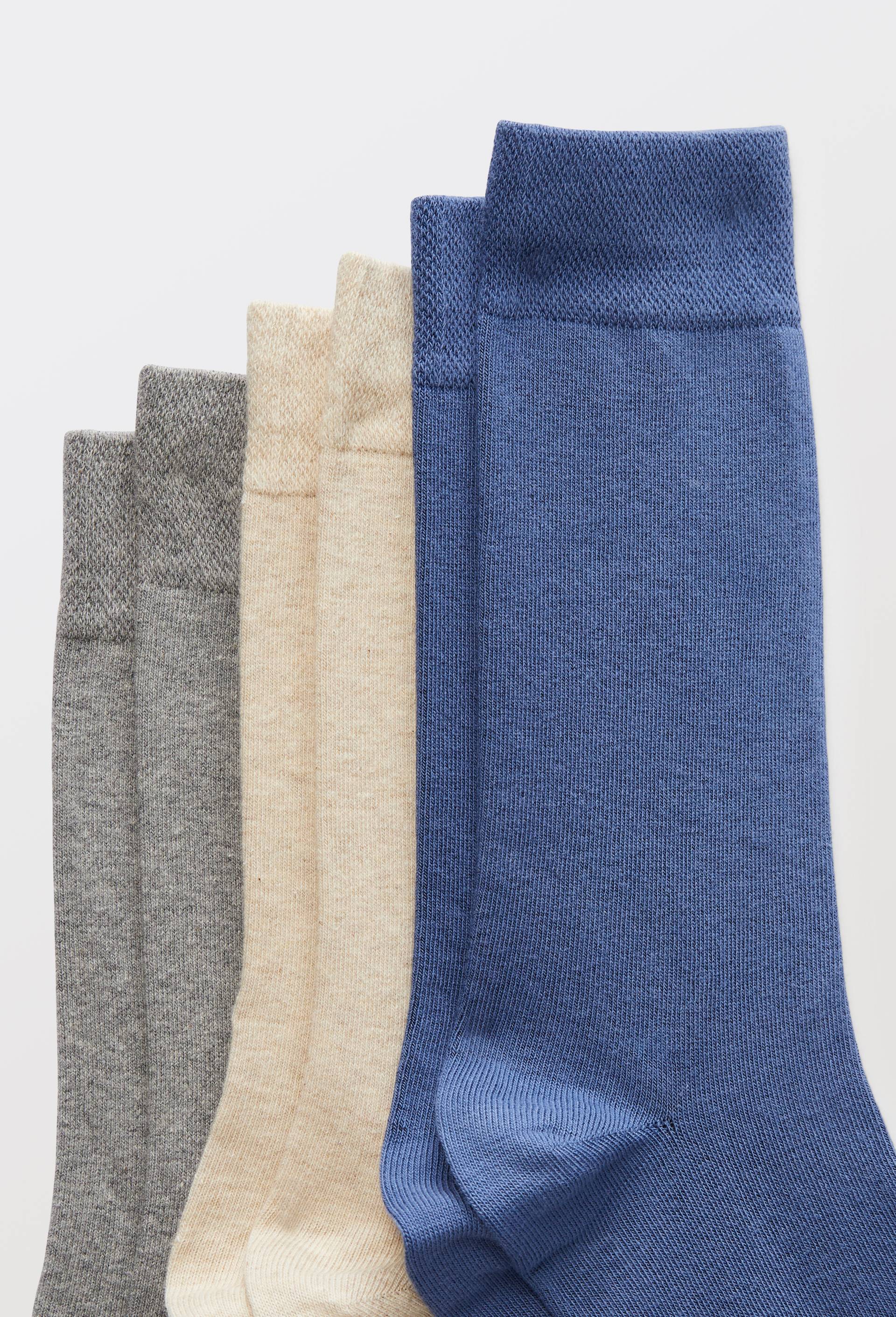 Lot de 3 paires de chaussettes en coton DIM, Ecru, large image number 1