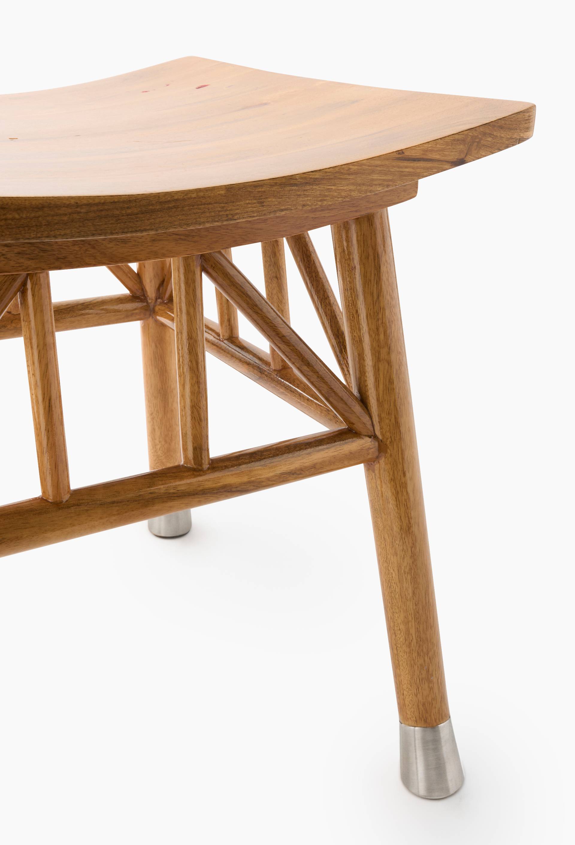 Tabouret en bois de manguier - LOUIS BARTHELEMY x MONOPRIX, Brun, large image number 1.0