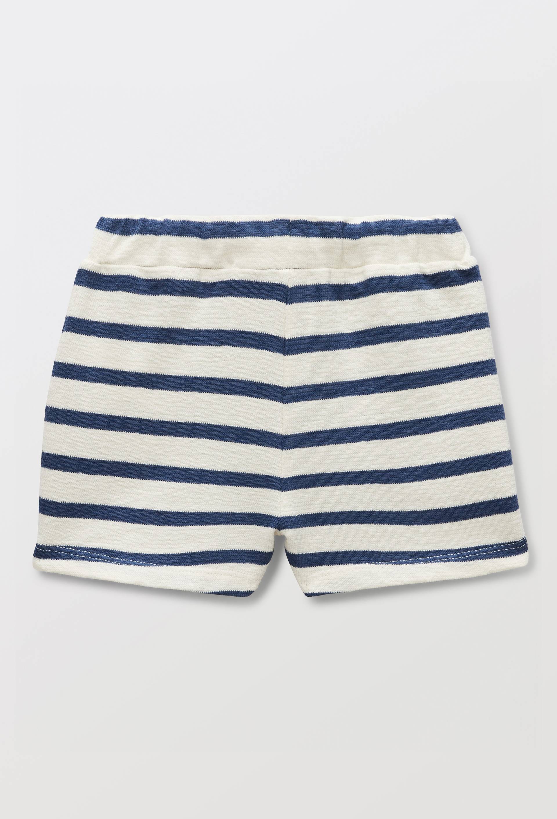 Short en jersey ray&eacute; en coton BIO GOTS, Bleu, large image number 2