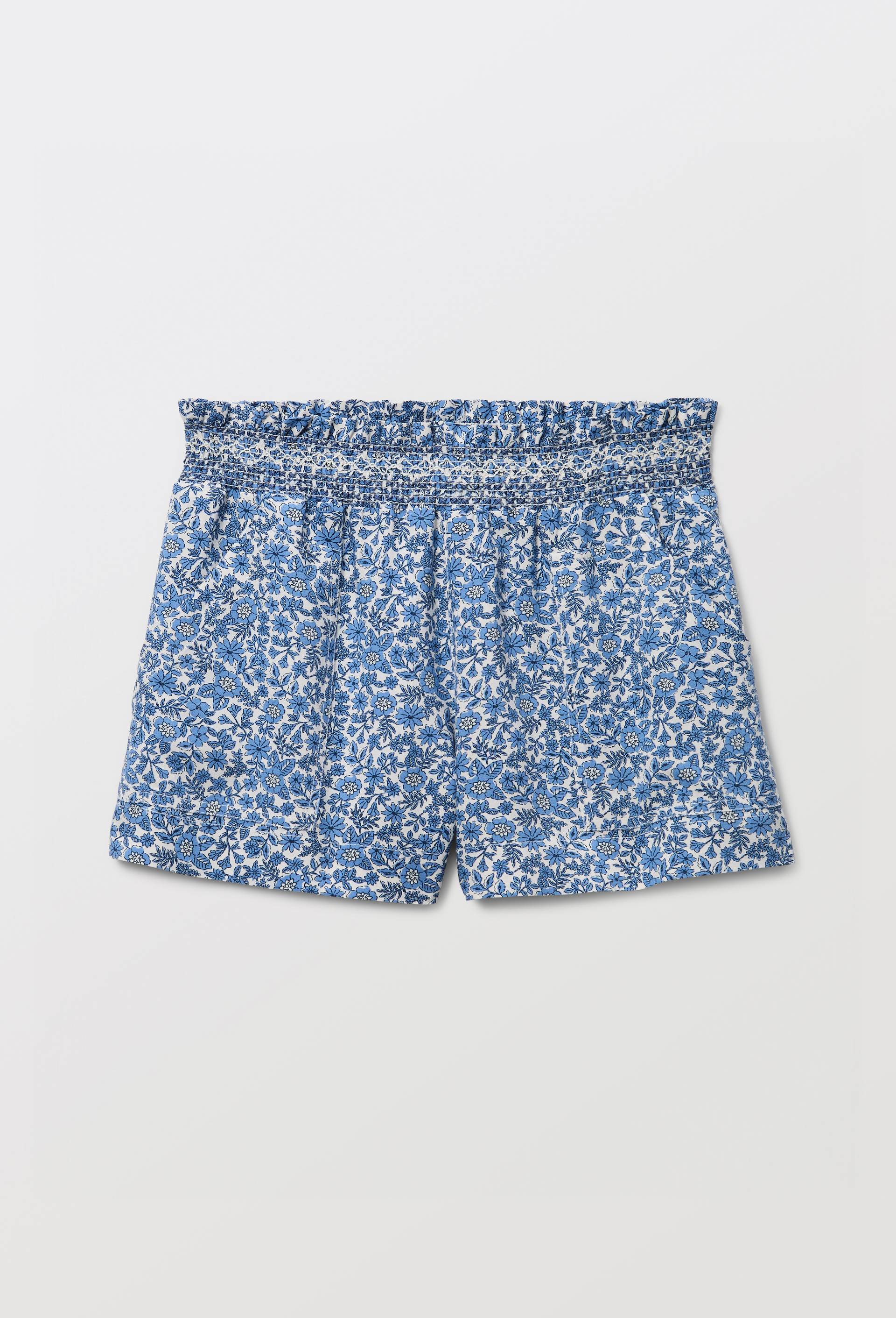 Short brod&eacute; en coton, Beige clair, large image number 0.0