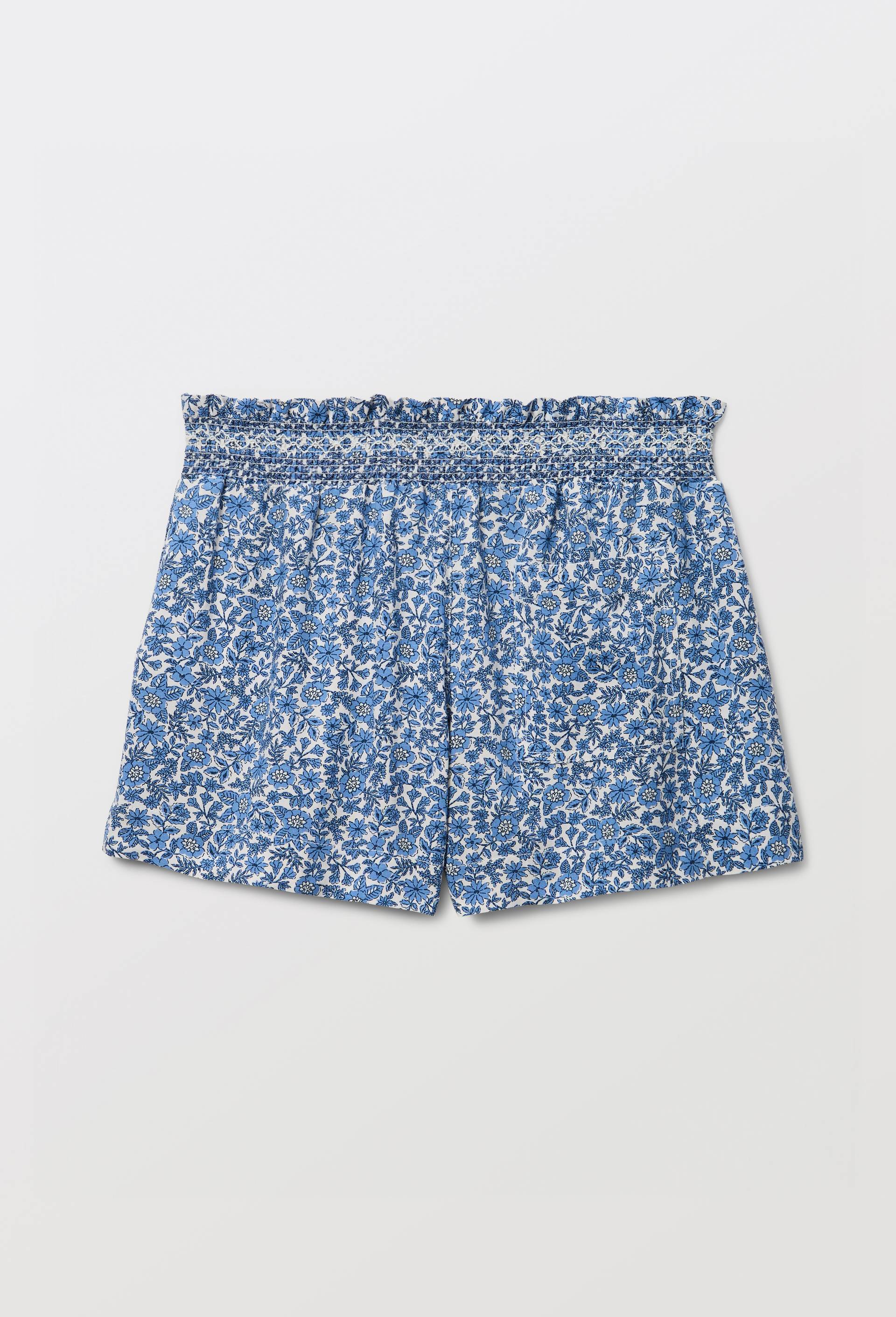 Short brod&eacute; en coton, Beige clair, large image number 1