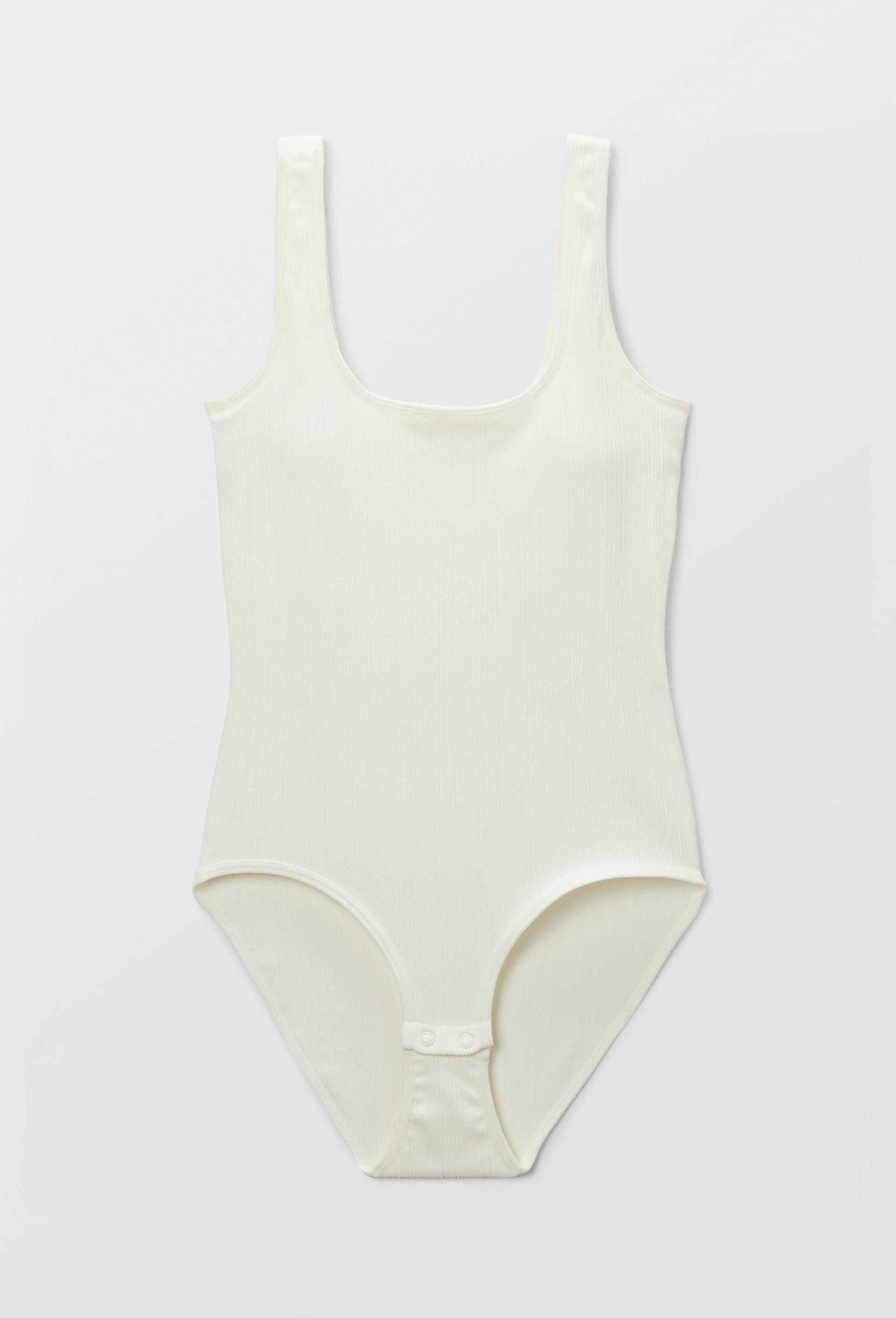 Body avec pads amovibles AGNES sans coutures, Ecru, large image number 2.0