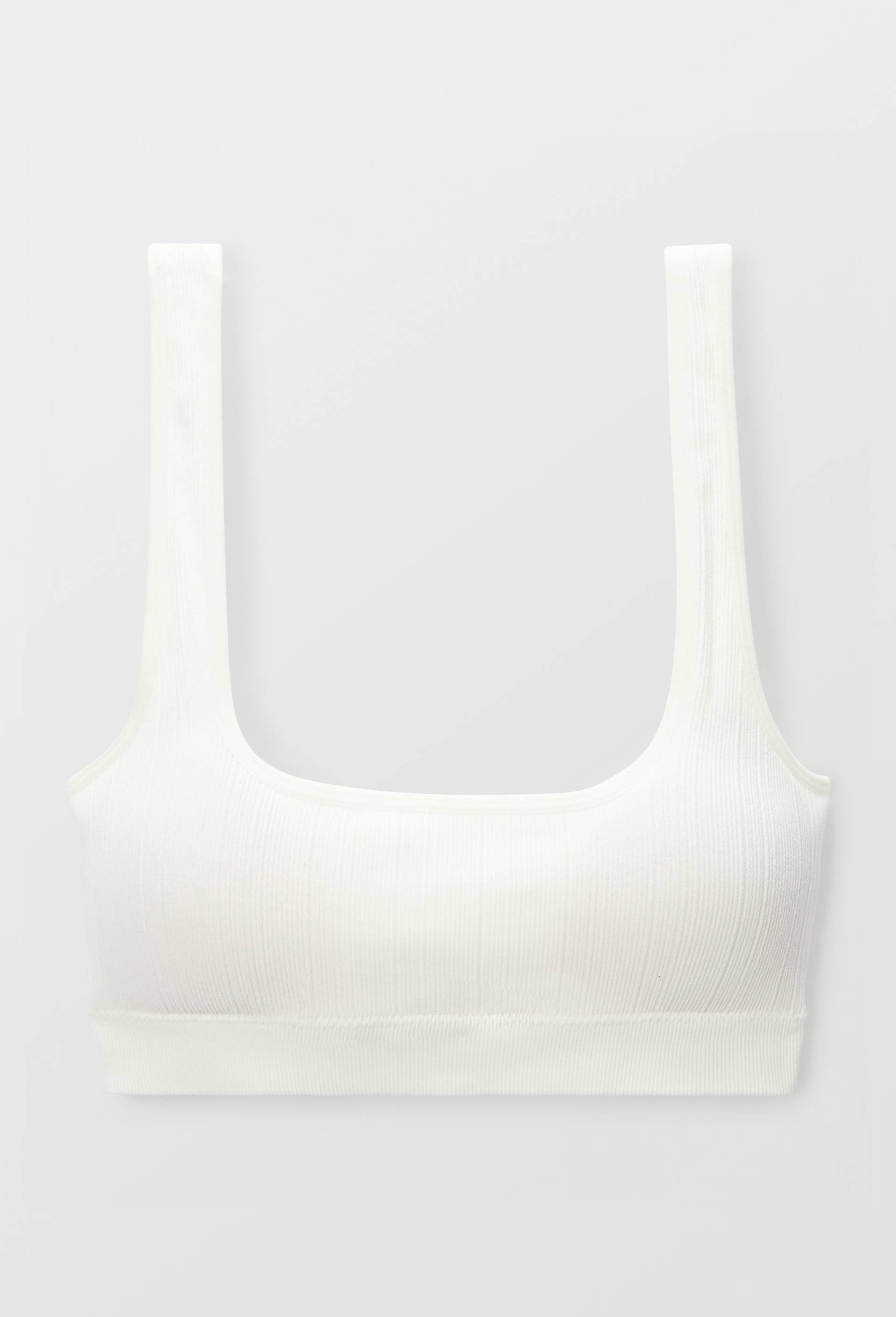 Brassi&egrave;re avec pads amovibles AGNES sans coutures, Ecru, large image number 3