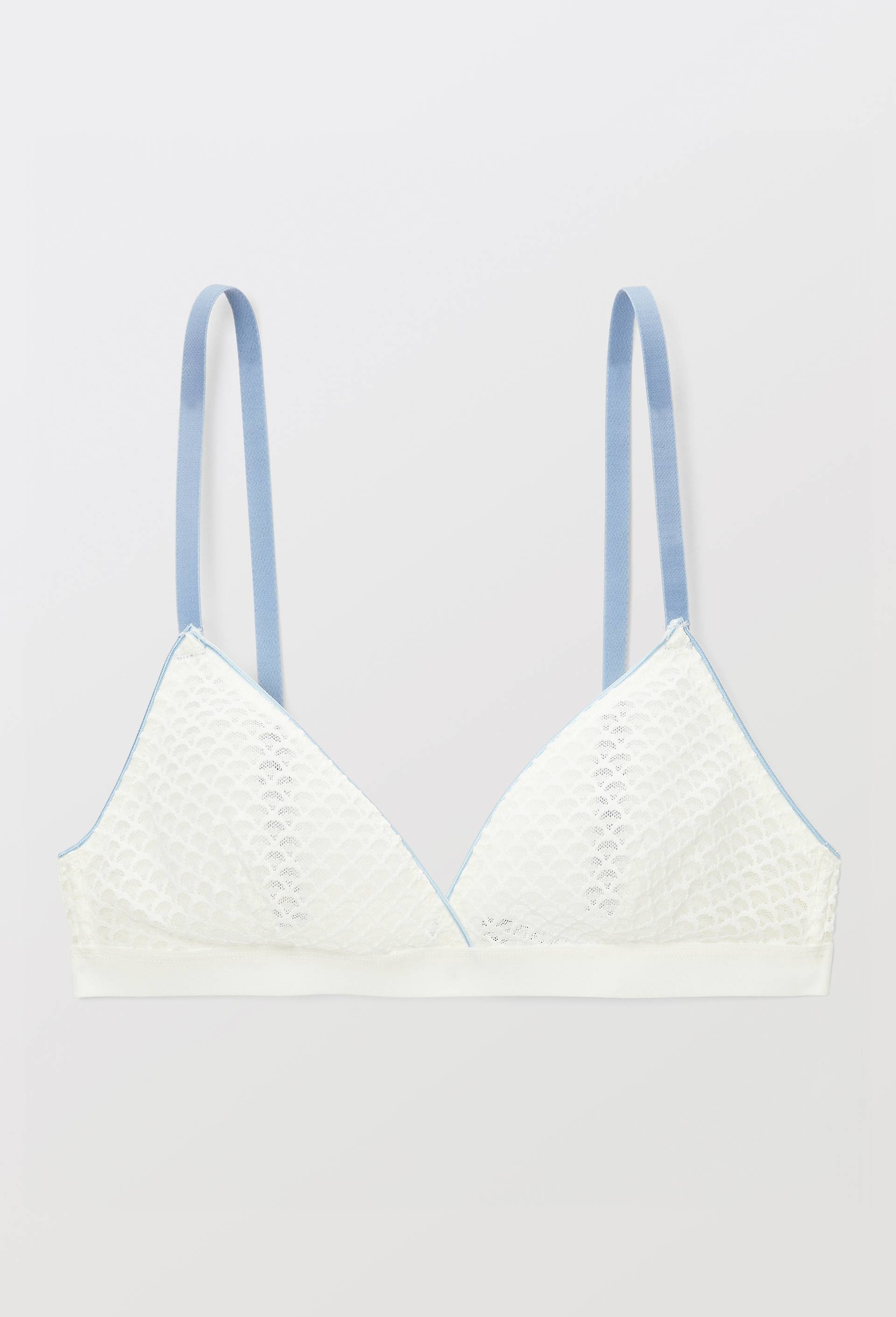 Soutien-gorge triangle NINON en dentelle, Ecru, large image number 3.0