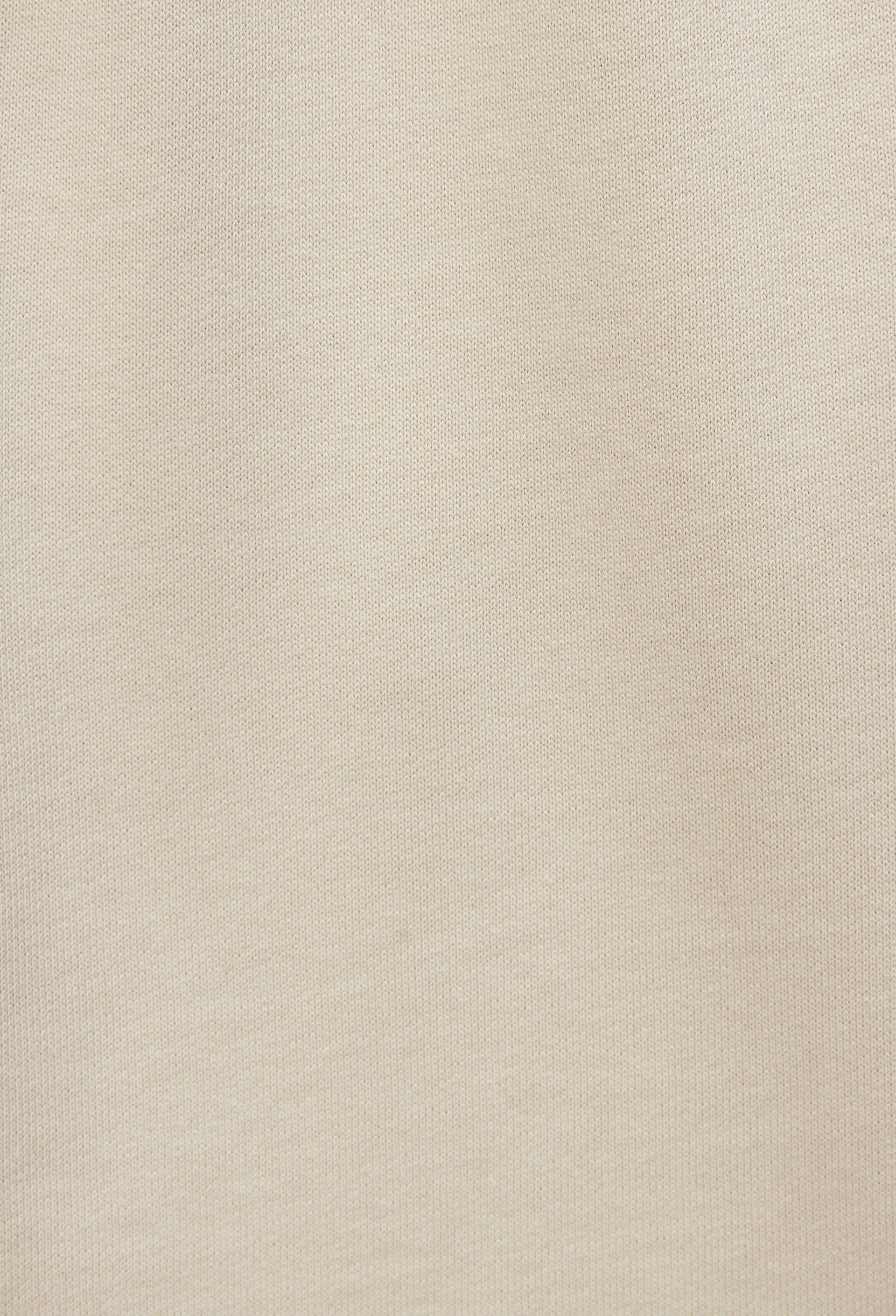 Bermuda &eacute;lastiqu&eacute; en molleton uni en coton BIO GOTS, Beige, large image number 4