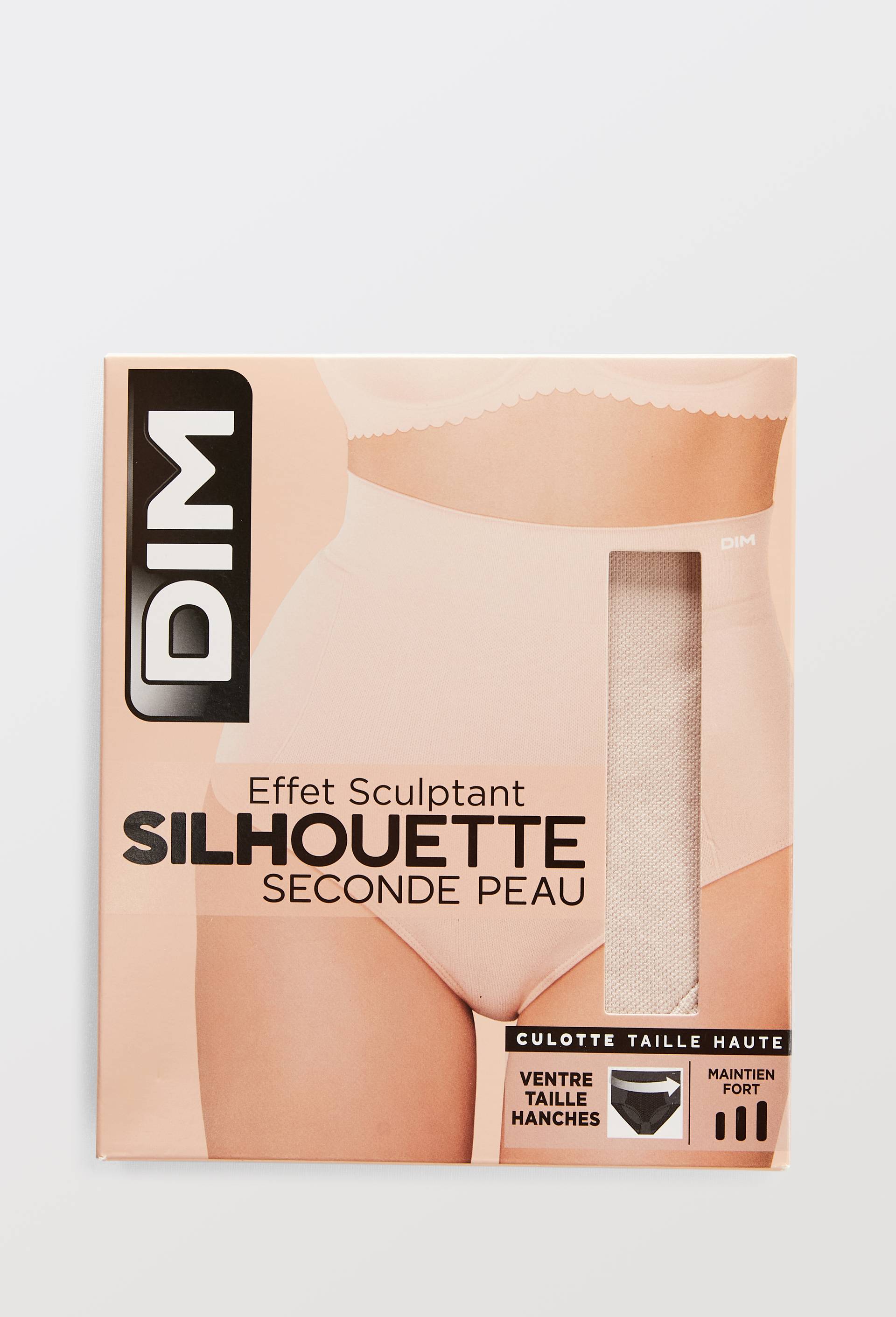 Culotte taille haute, effet sculptant, seconde peau, DIM, Rose clair, large image number 2