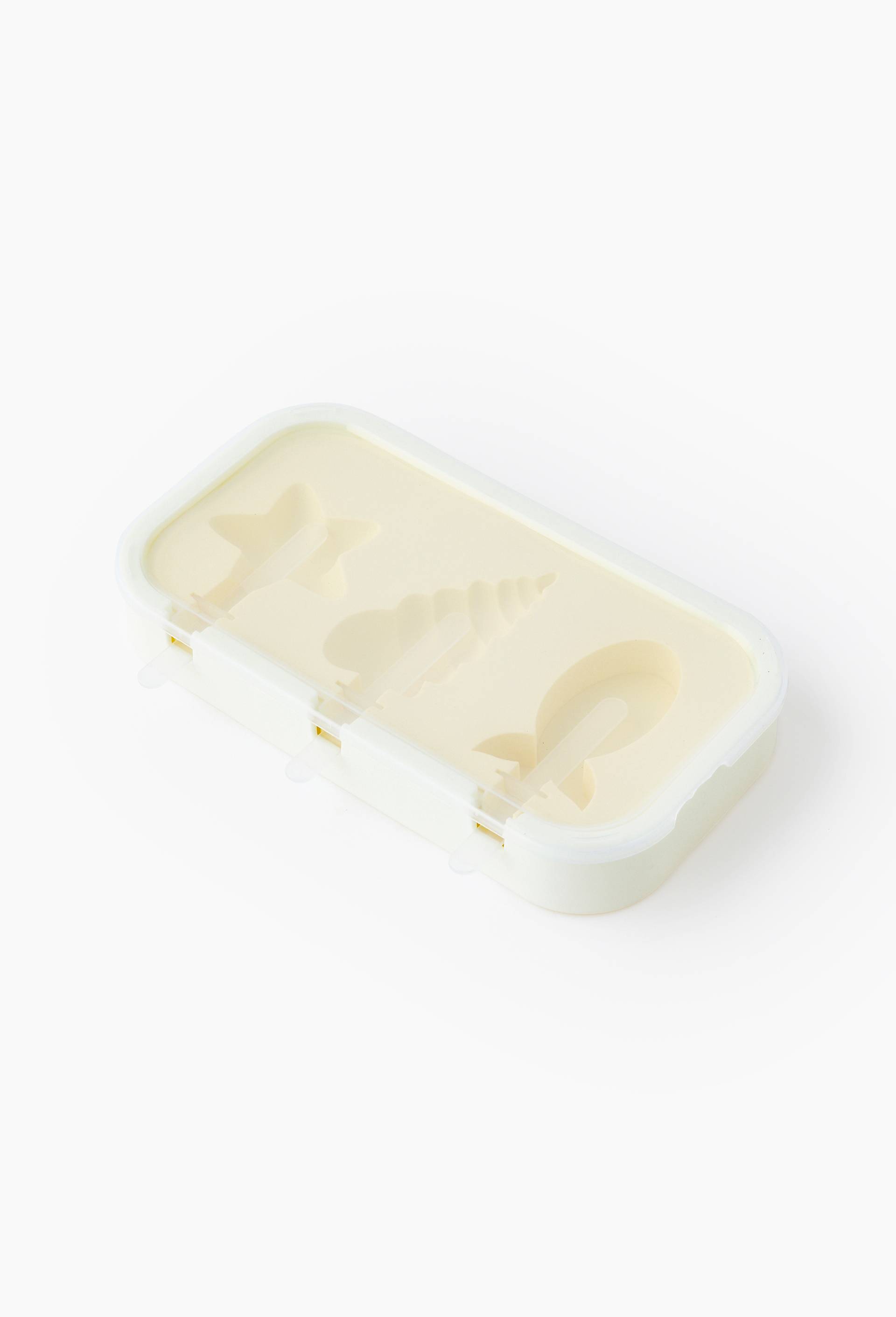 Moule &agrave; glace fantaisie, en silicone, Ecru, large image number 0.0
