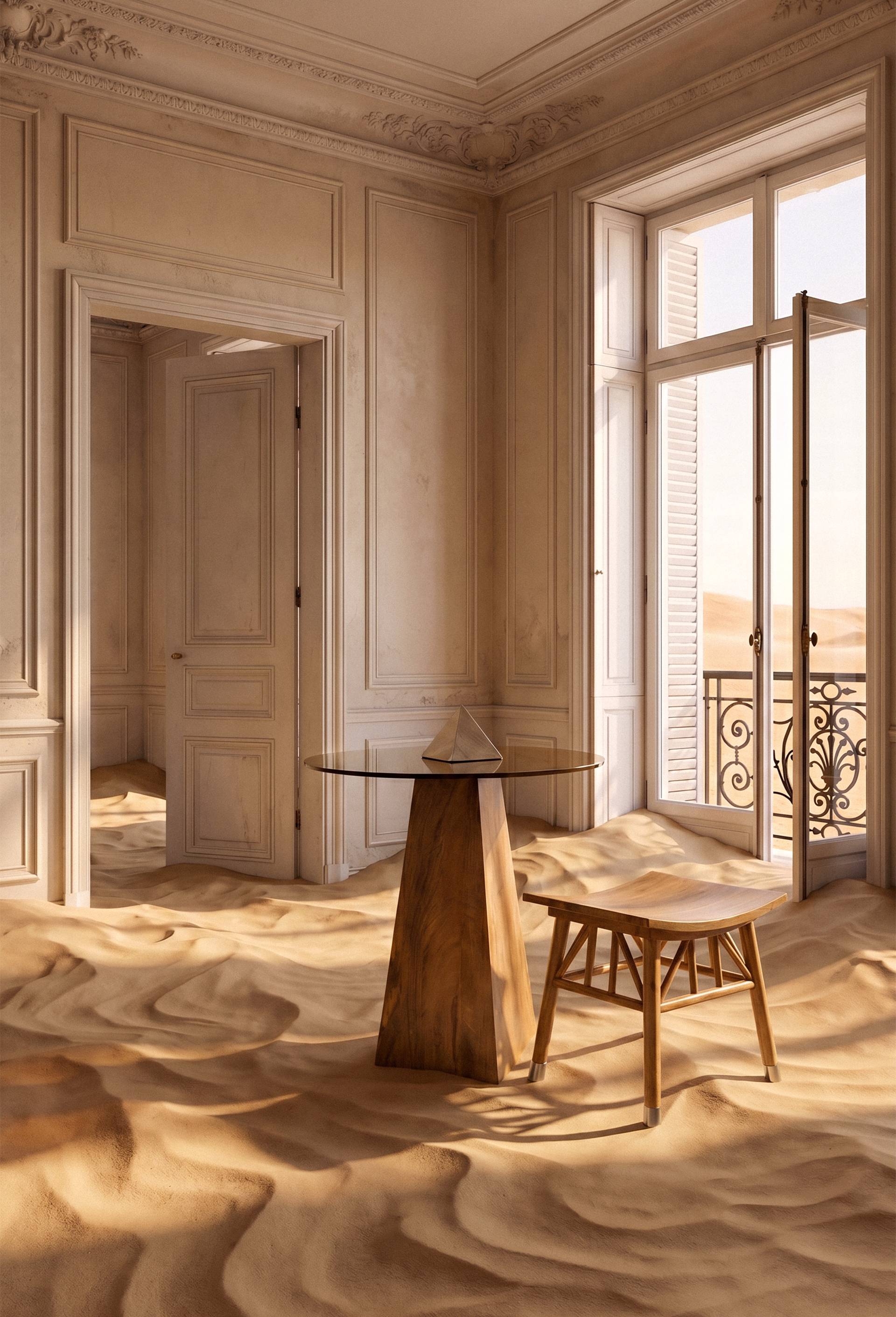 Table basse - LOUIS BARTHELEMY x MONOPRIX, Brun, large image number 0.0