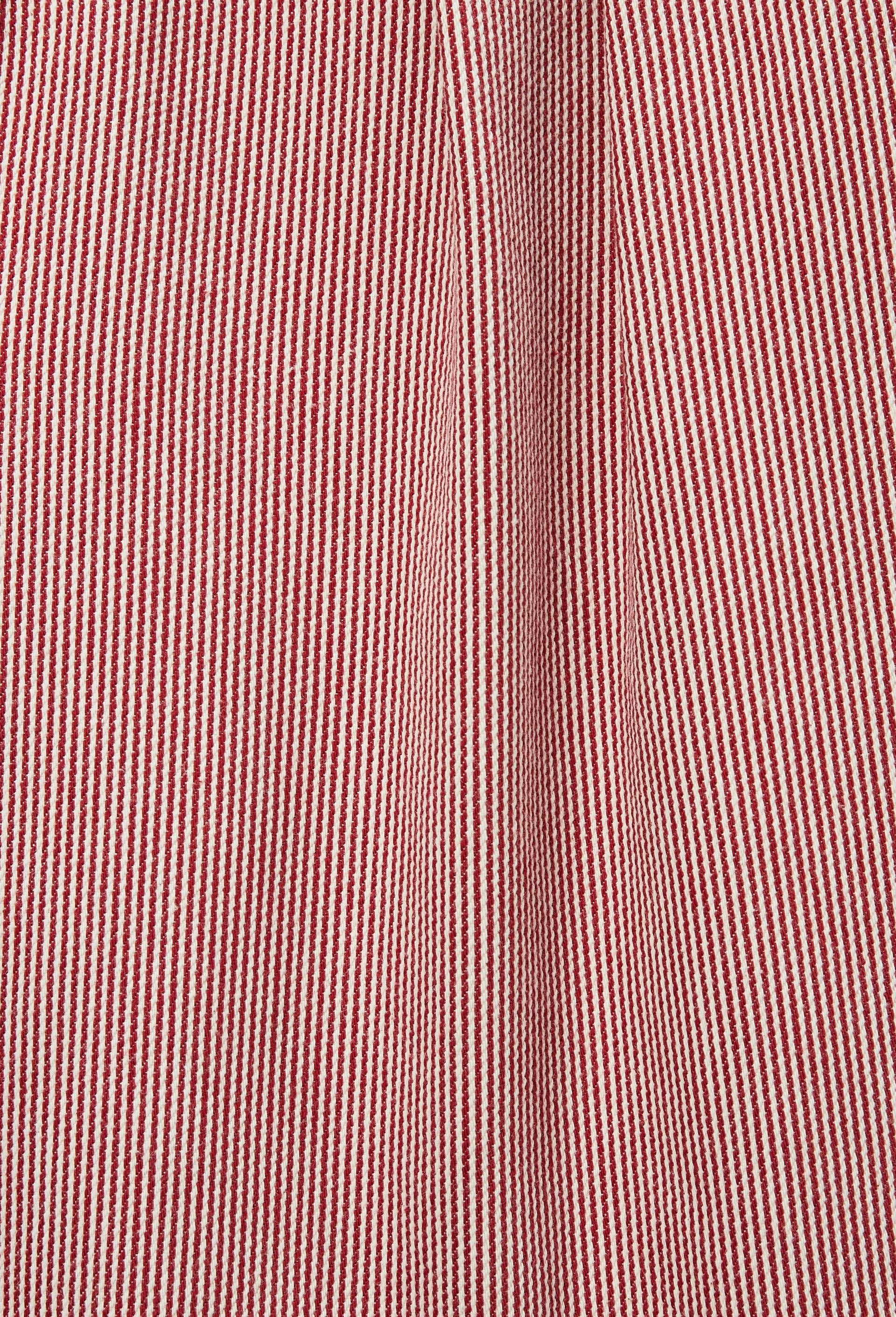 Bermuda en coton ray&eacute;, Rouge, large image number 7