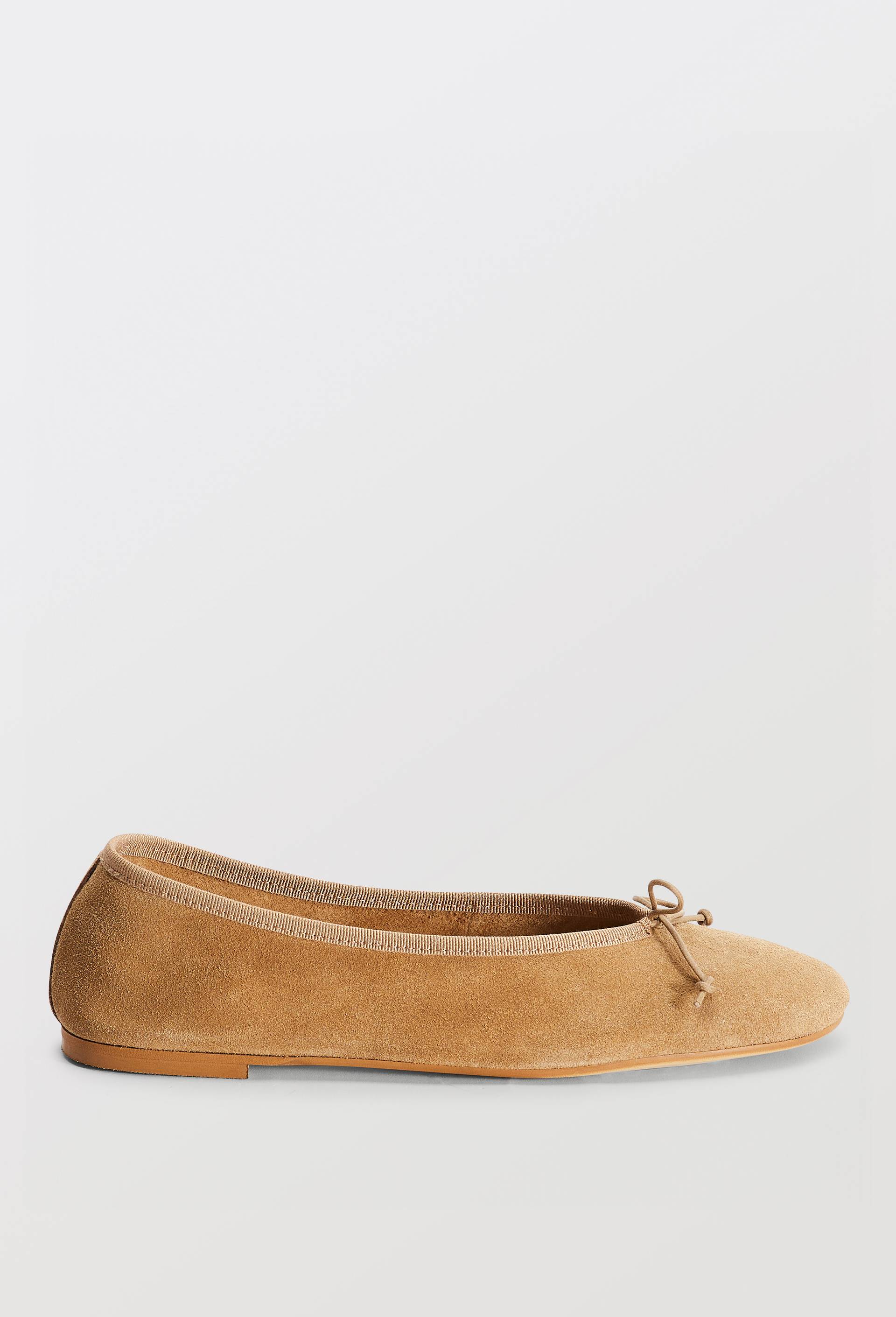 Ballerines en cuir, Beige, large image number 1
