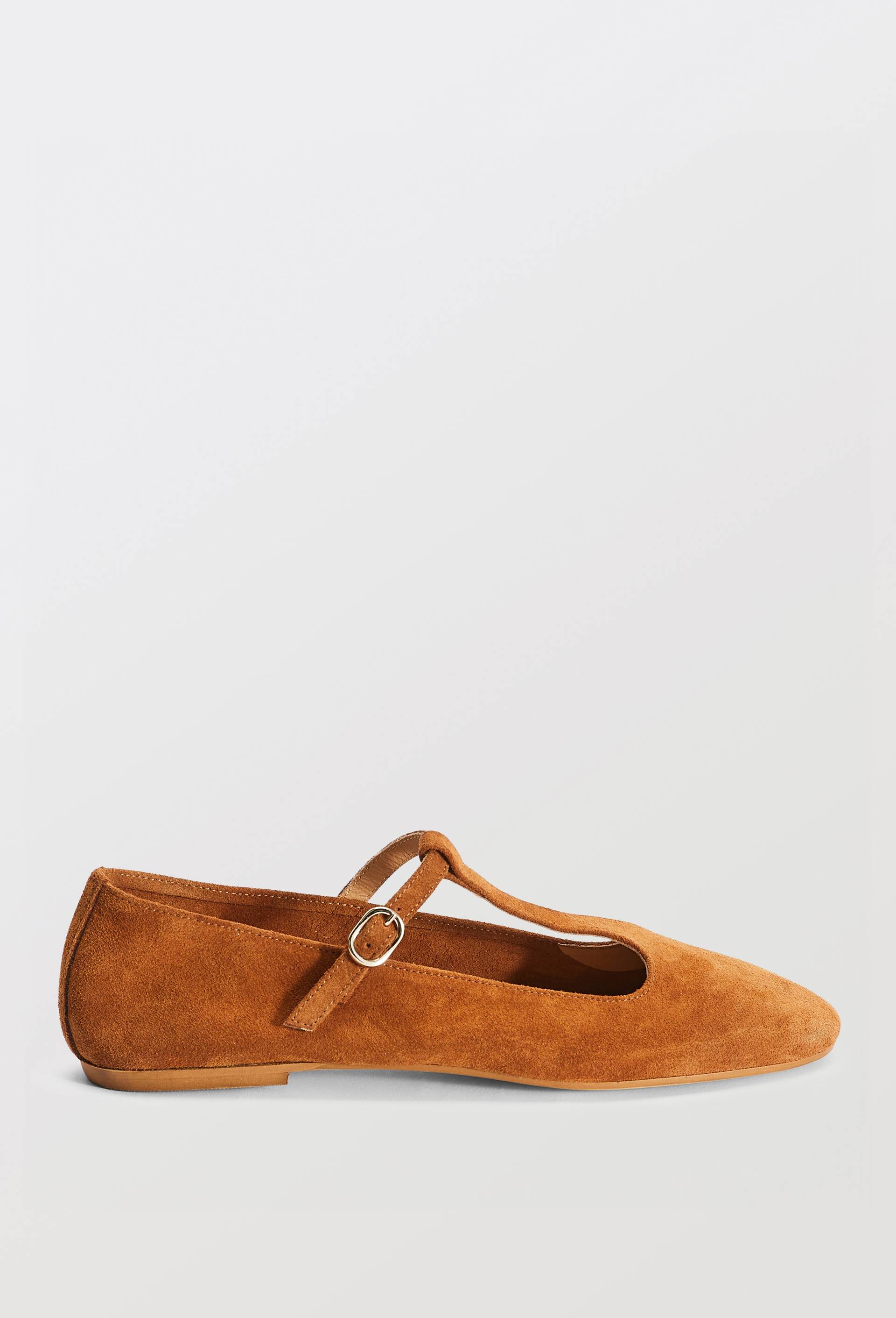 Salom&eacute;s double brides en cuir, Brun, large image number 1