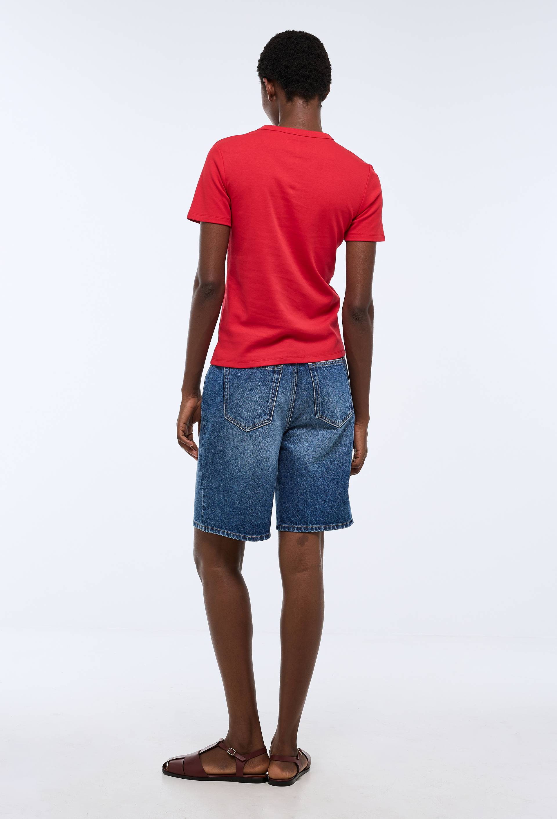 Short en denim, Bleu fonc&eacute;, large image number 3.0